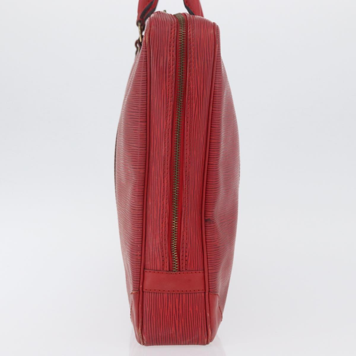 LOUIS VUITTON Epi Porte Documents Voyage Business Bag Red M54477 LV Auth LNZ1011