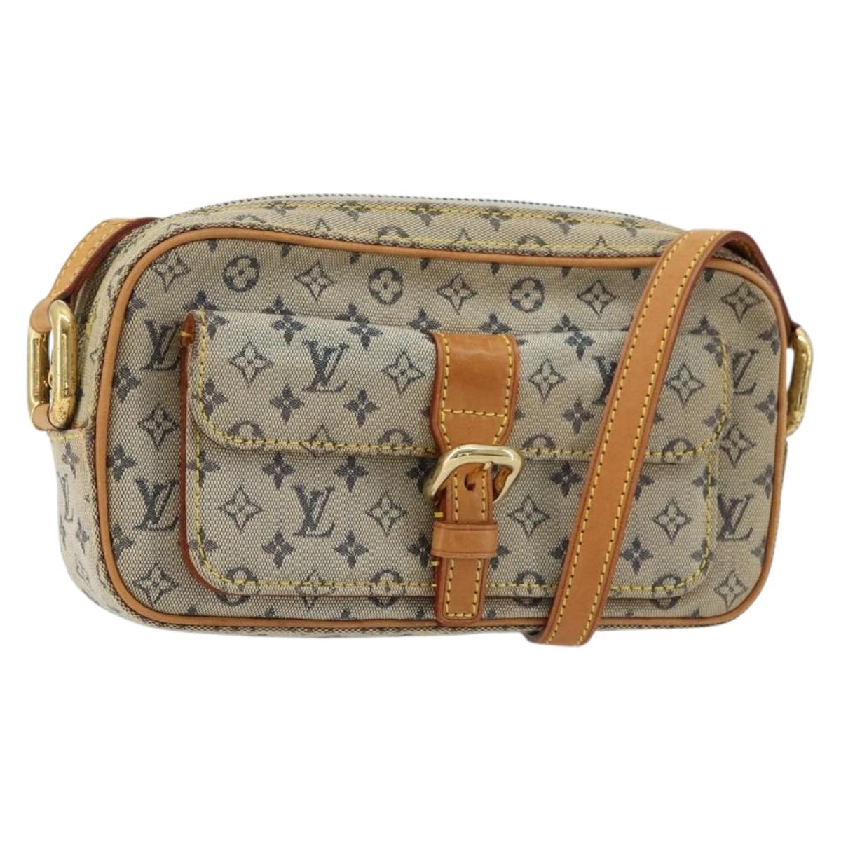 LOUIS VUITTON Monogram Mini Juliet MM Shoulder Bag Blue M92004 LV Auth LNZ102