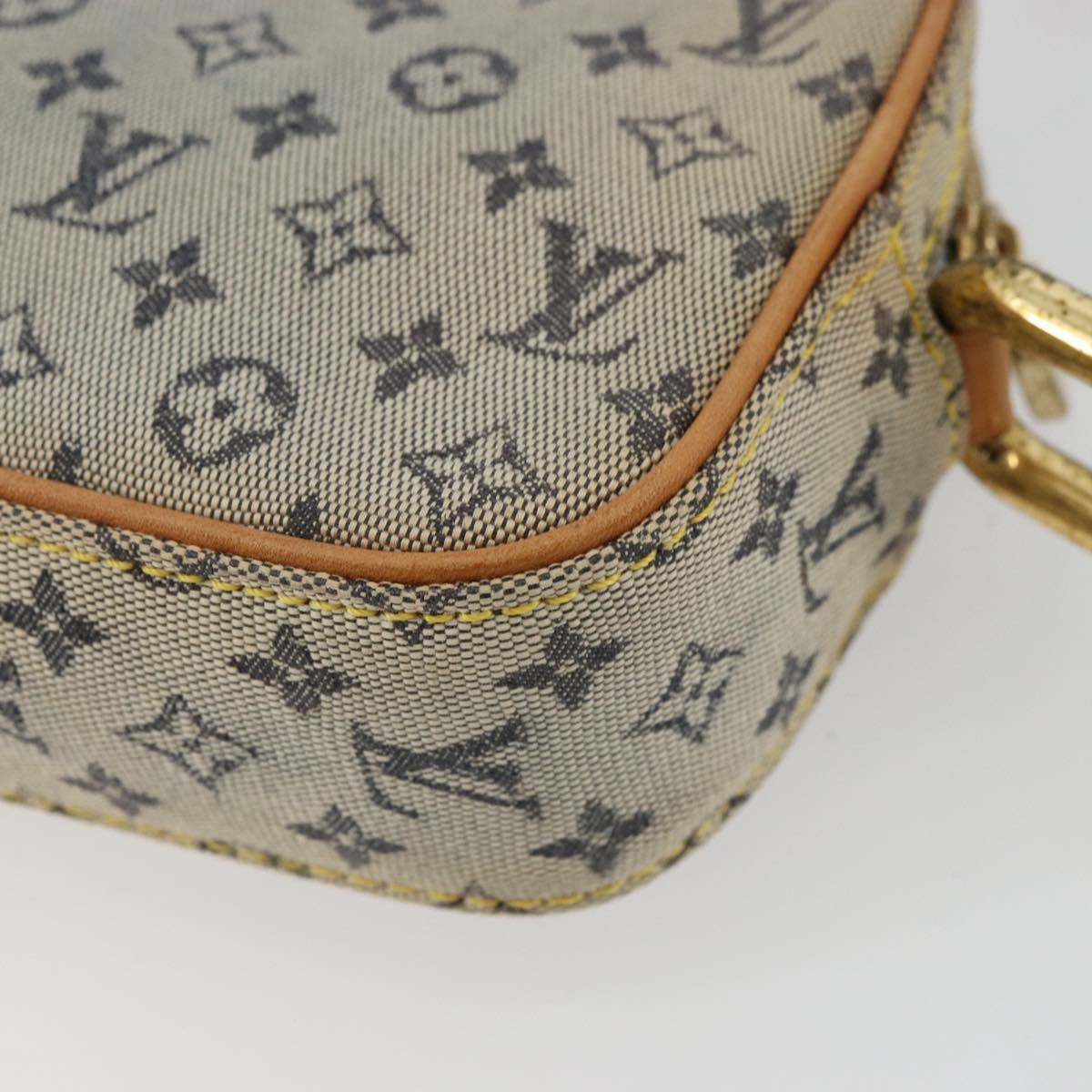 LOUIS VUITTON Monogram Mini Juliet MM Shoulder Bag Blue M92004 LV Auth LNZ102