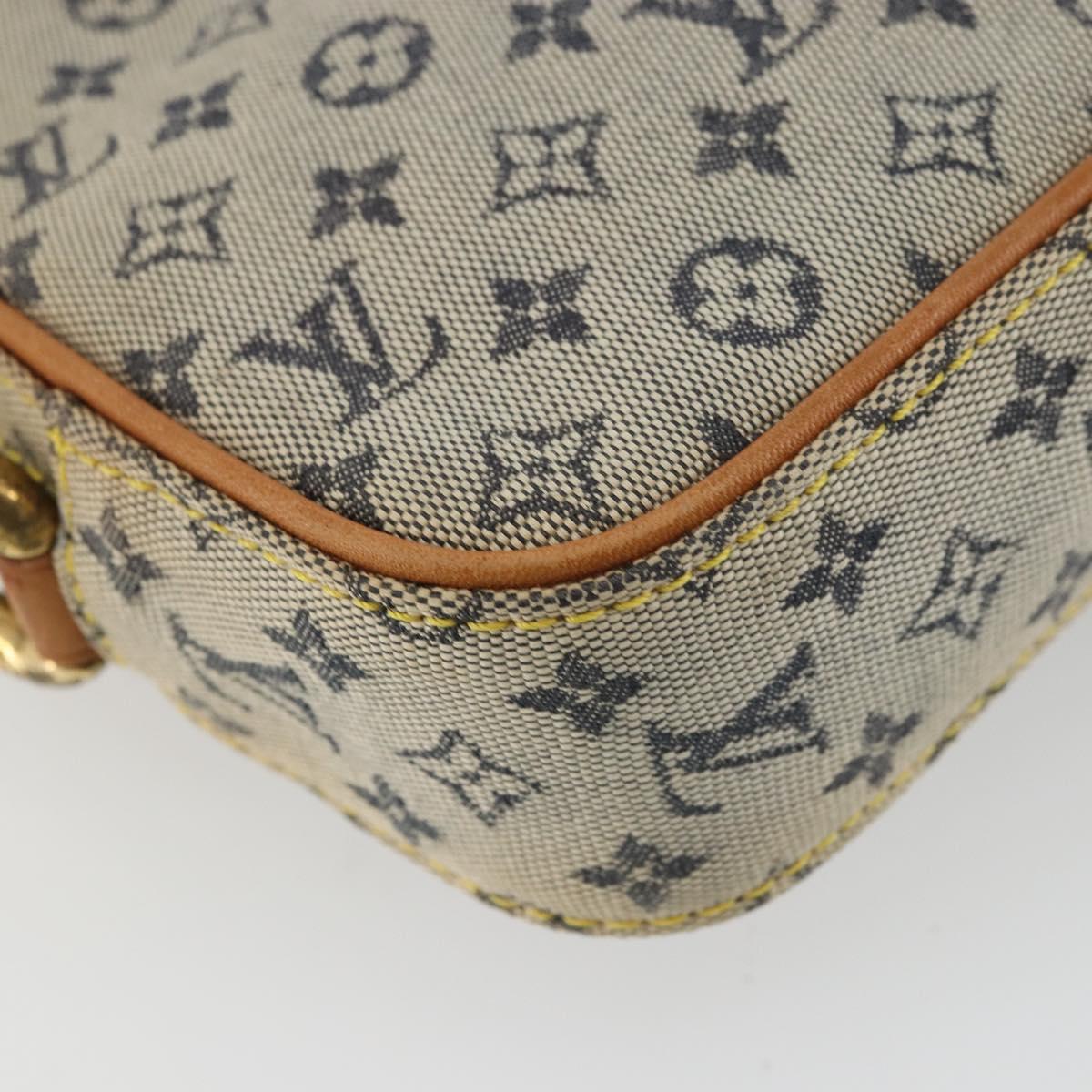 LOUIS VUITTON Monogram Mini Juliet MM Shoulder Bag Blue M92004 LV Auth LNZ102