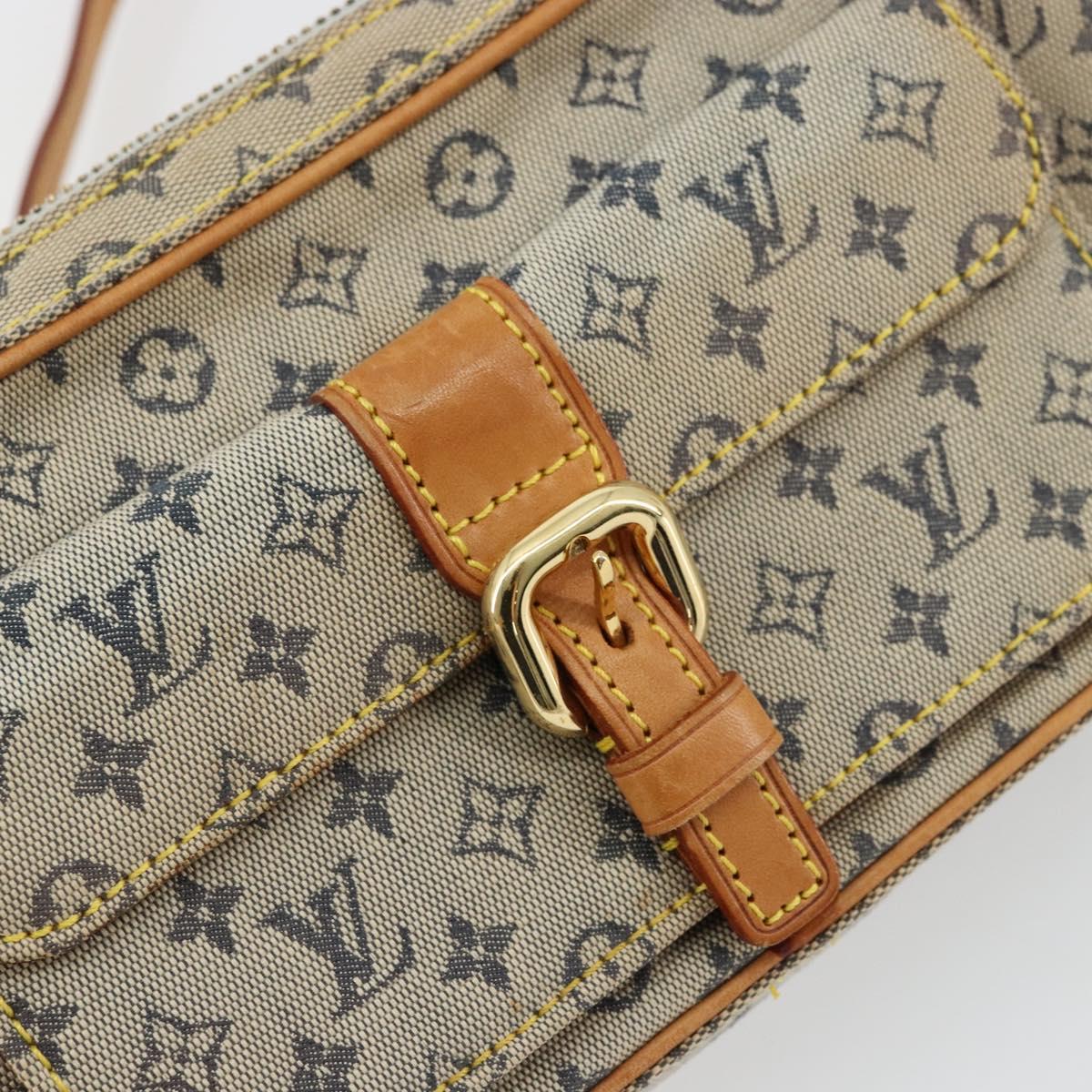 LOUIS VUITTON Monogram Mini Juliet MM Shoulder Bag Blue M92004 LV Auth LNZ102
