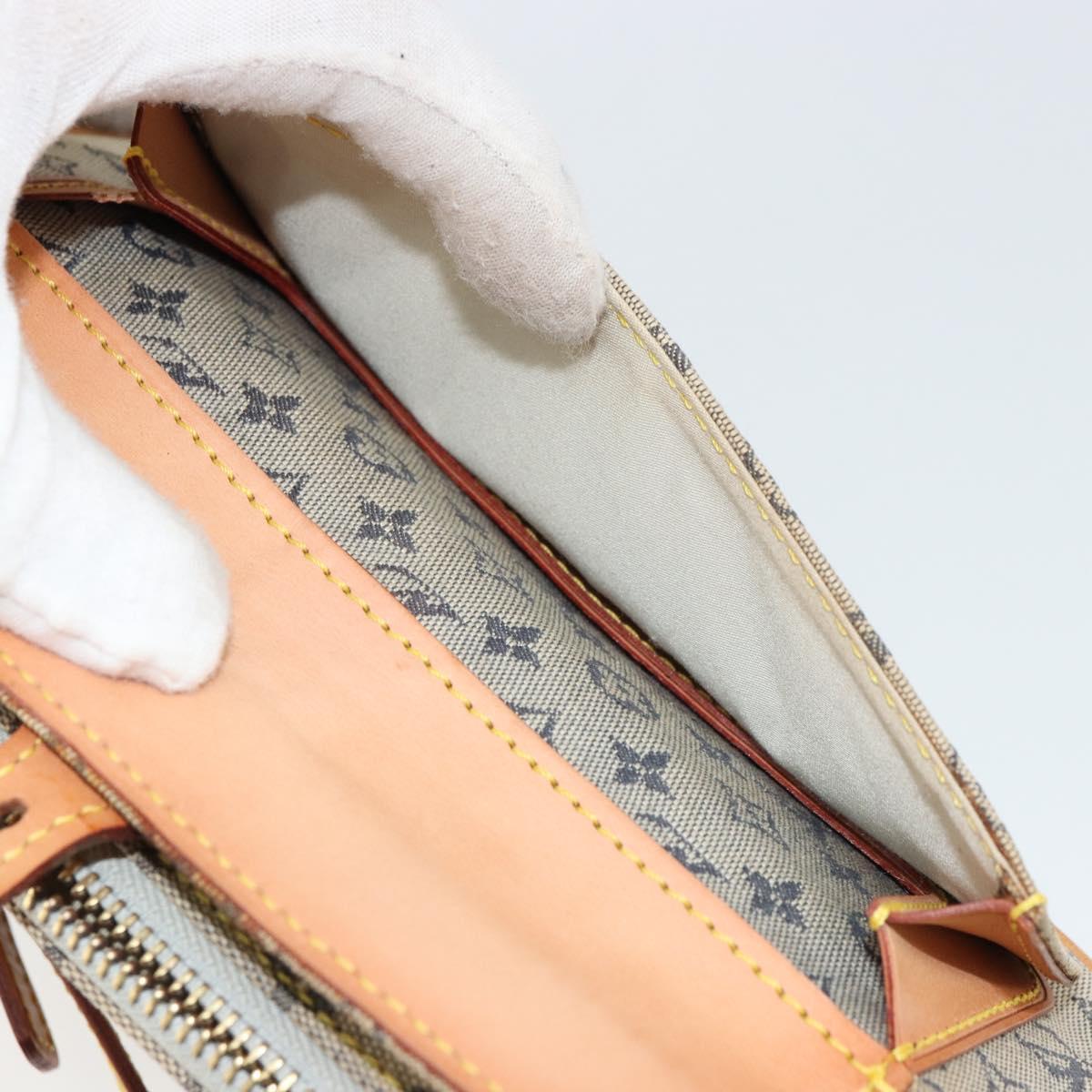 LOUIS VUITTON Monogram Mini Juliet MM Shoulder Bag Blue M92004 LV Auth LNZ102
