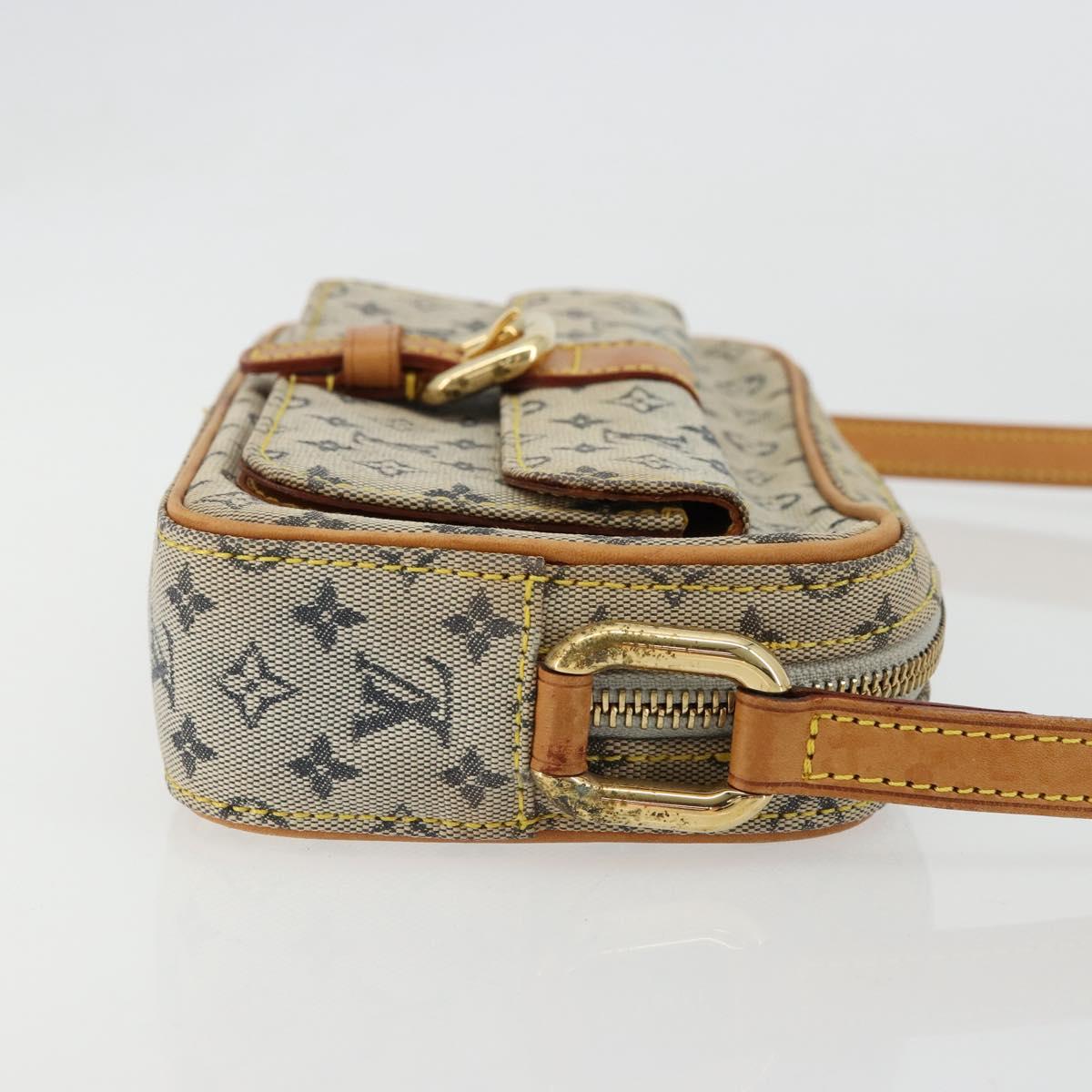 LOUIS VUITTON Monogram Mini Juliet MM Shoulder Bag Blue M92004 LV Auth LNZ102