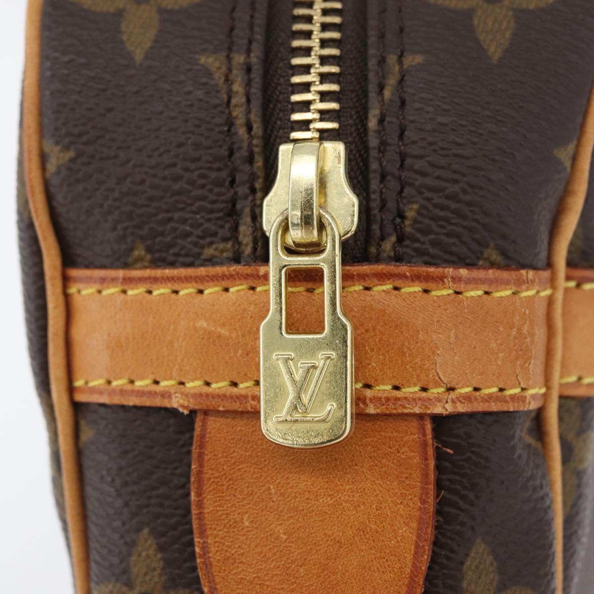 LOUIS VUITTON Monogram Compiegne 28 Clutch Bag M51845 LV Auth BSZ636