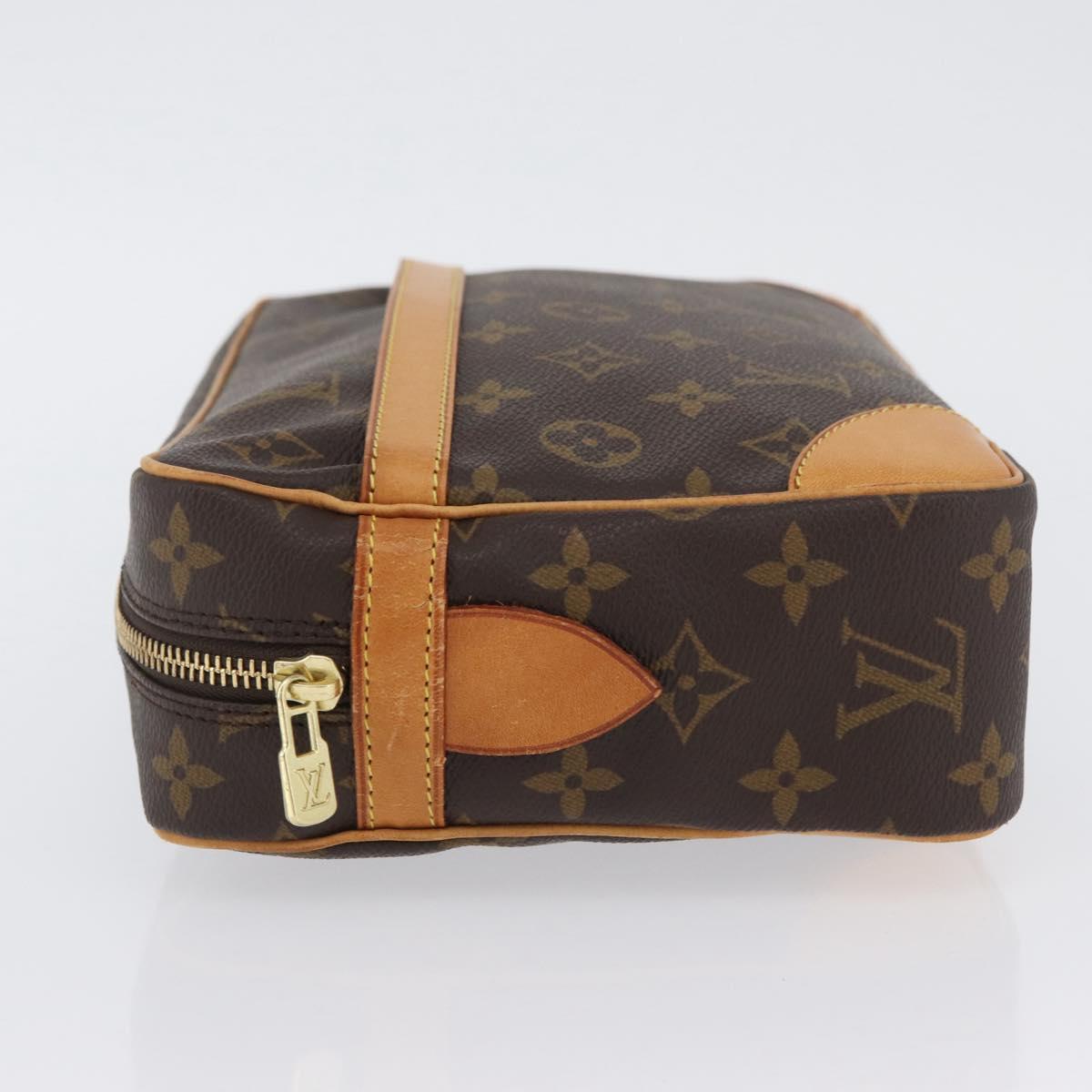 LOUIS VUITTON Monogram Compiegne 28 Clutch Bag M51845 LV Auth BSZ636