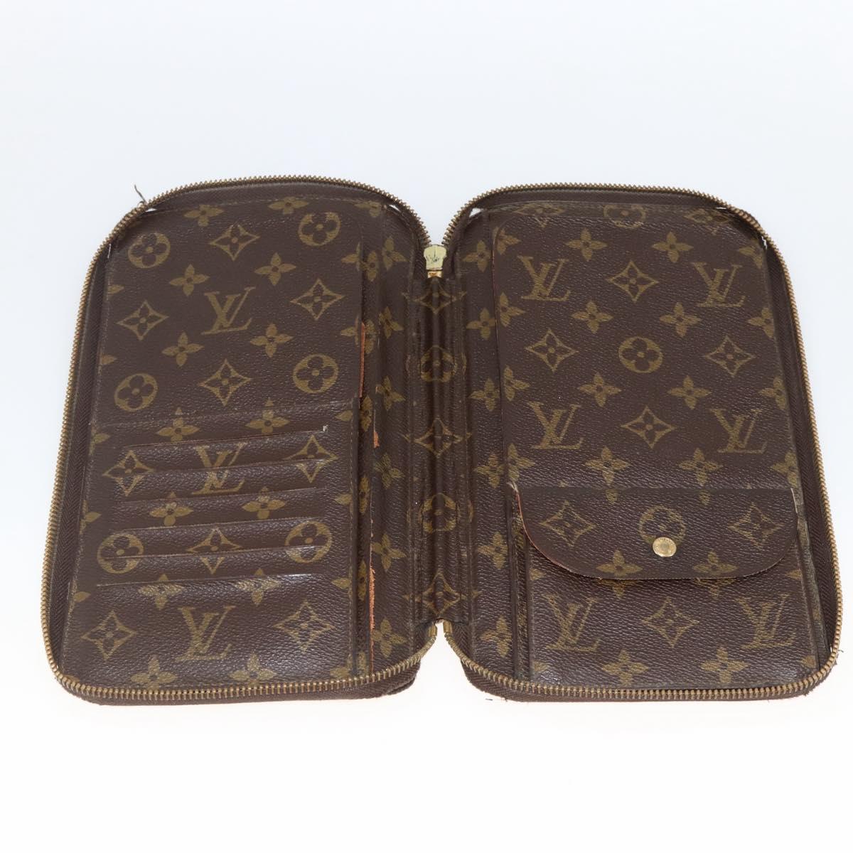 LOUIS VUITTON Monogram Organizer De Voyage Travel Case M60119 LV Auth BSZ639