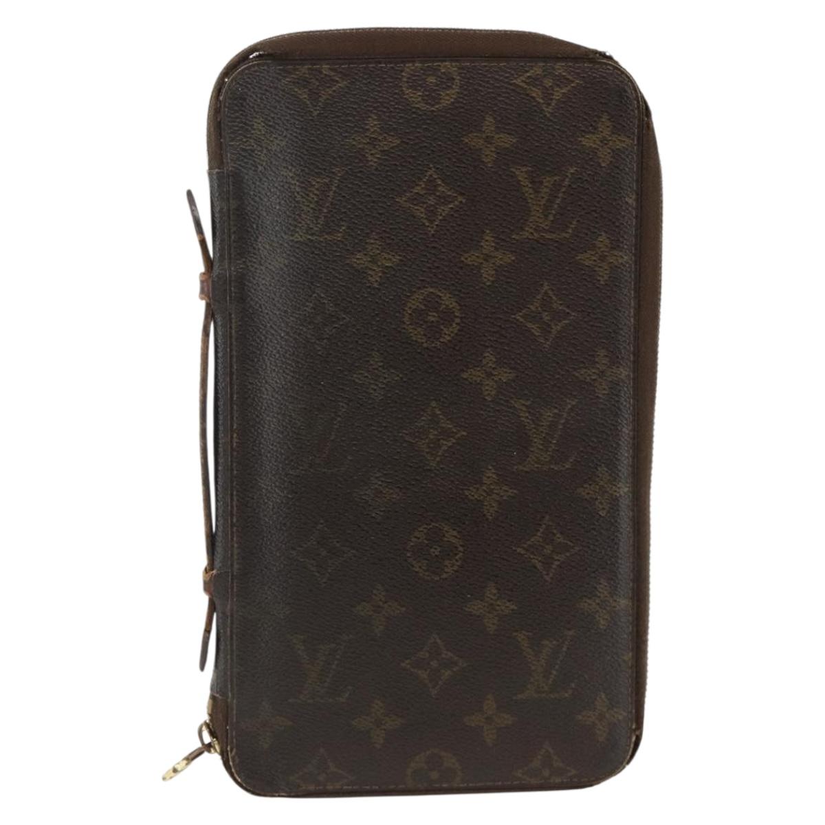 LOUIS VUITTON Monogram Organizer De Voyage Travel Case M60119 LV Auth BSZ639