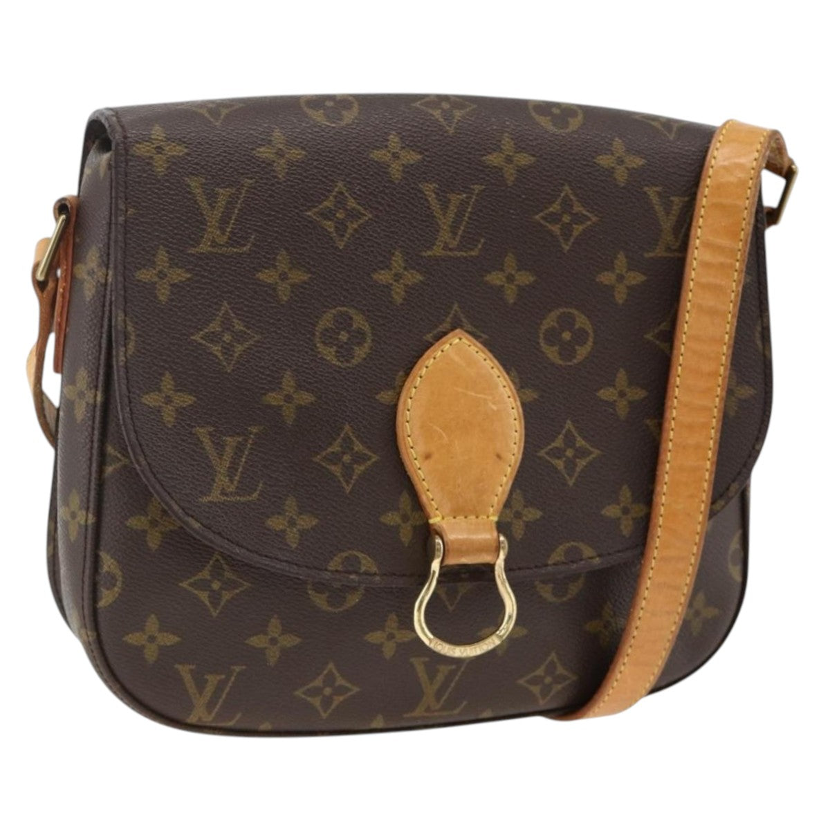 LOUIS VUITTON Monogram Saint Cloud GM Shoulder Bag M51242 LV Auth BSZ640
