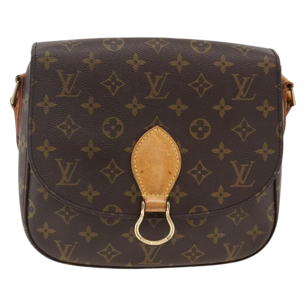 LOUIS VUITTON Monogram Saint Cloud GM Shoulder Bag M51242 LV Auth BSZ640