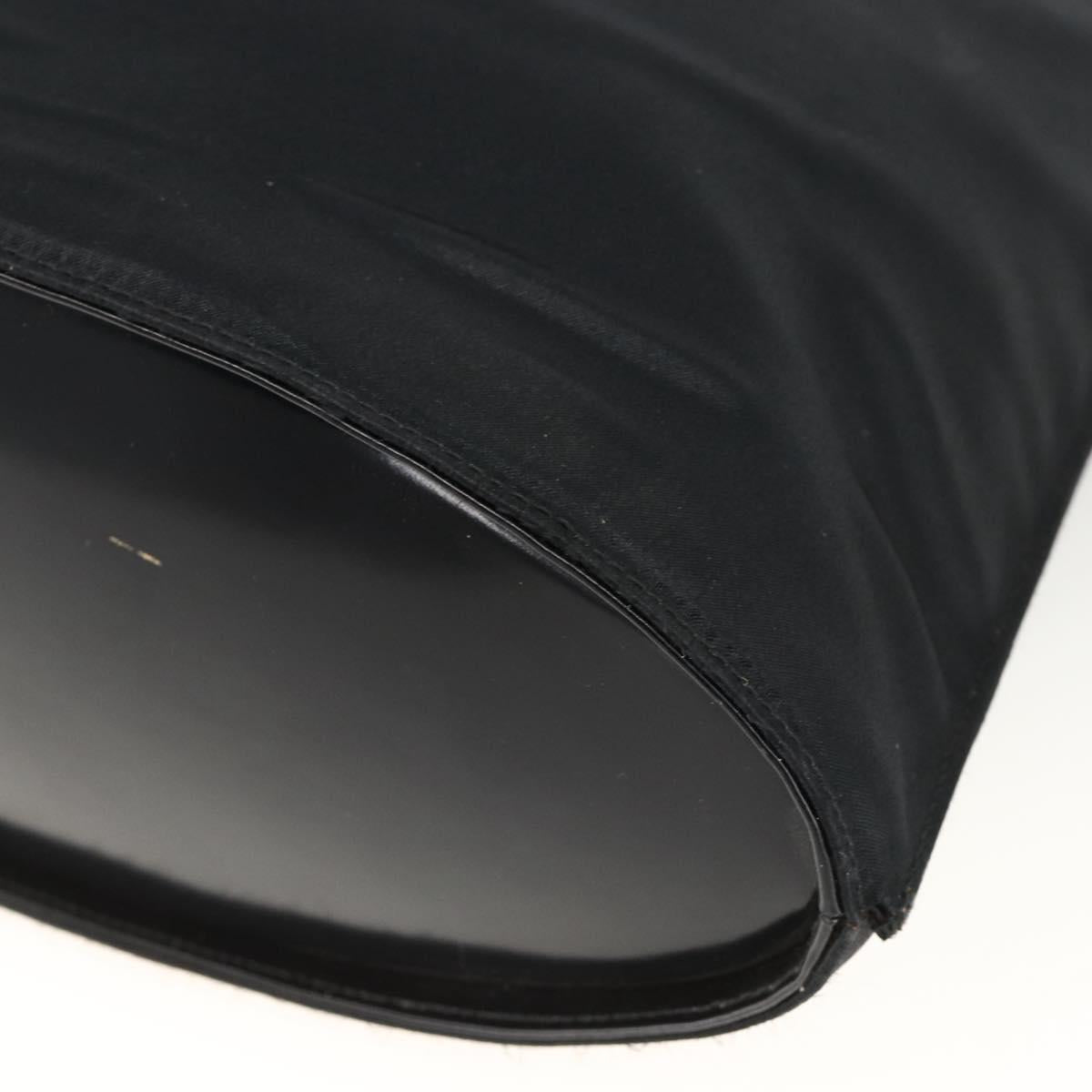 GUCCI Shoulder Bag Nylon Black Silver 001 2113 3010 Auth BSZ644