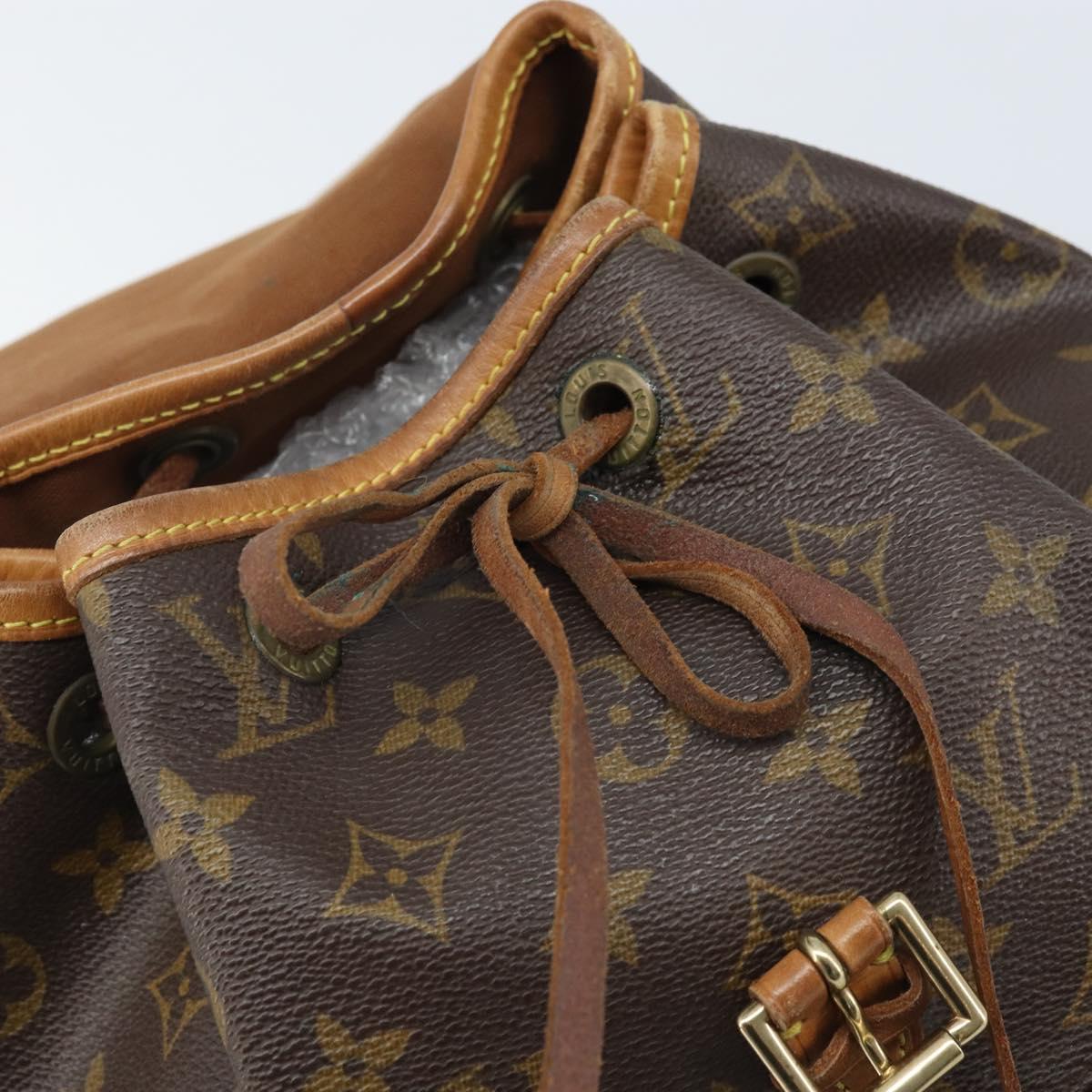 LOUIS VUITTON Monogram Montsouris MM Backpack M51136 LV Auth BSZ653