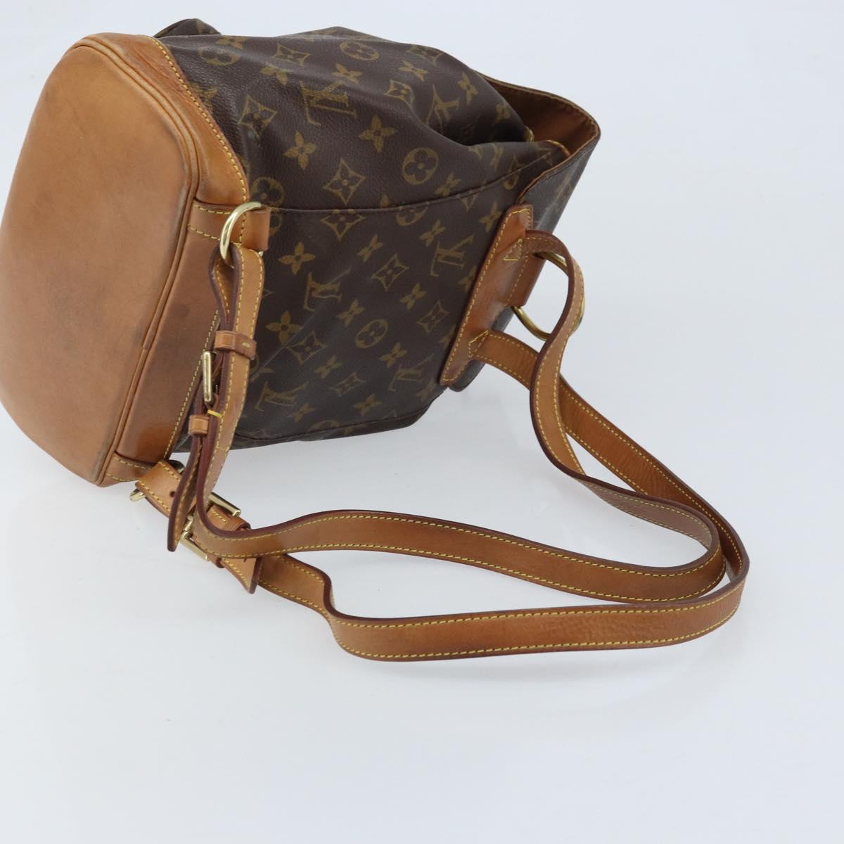 LOUIS VUITTON Monogram Montsouris MM Backpack M51136 LV Auth BSZ653