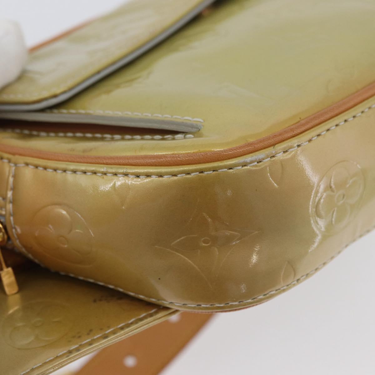 LOUIS VUITTON Monogram Vernis Fulton Waist bag Gris M91041 LV Auth BSZ666