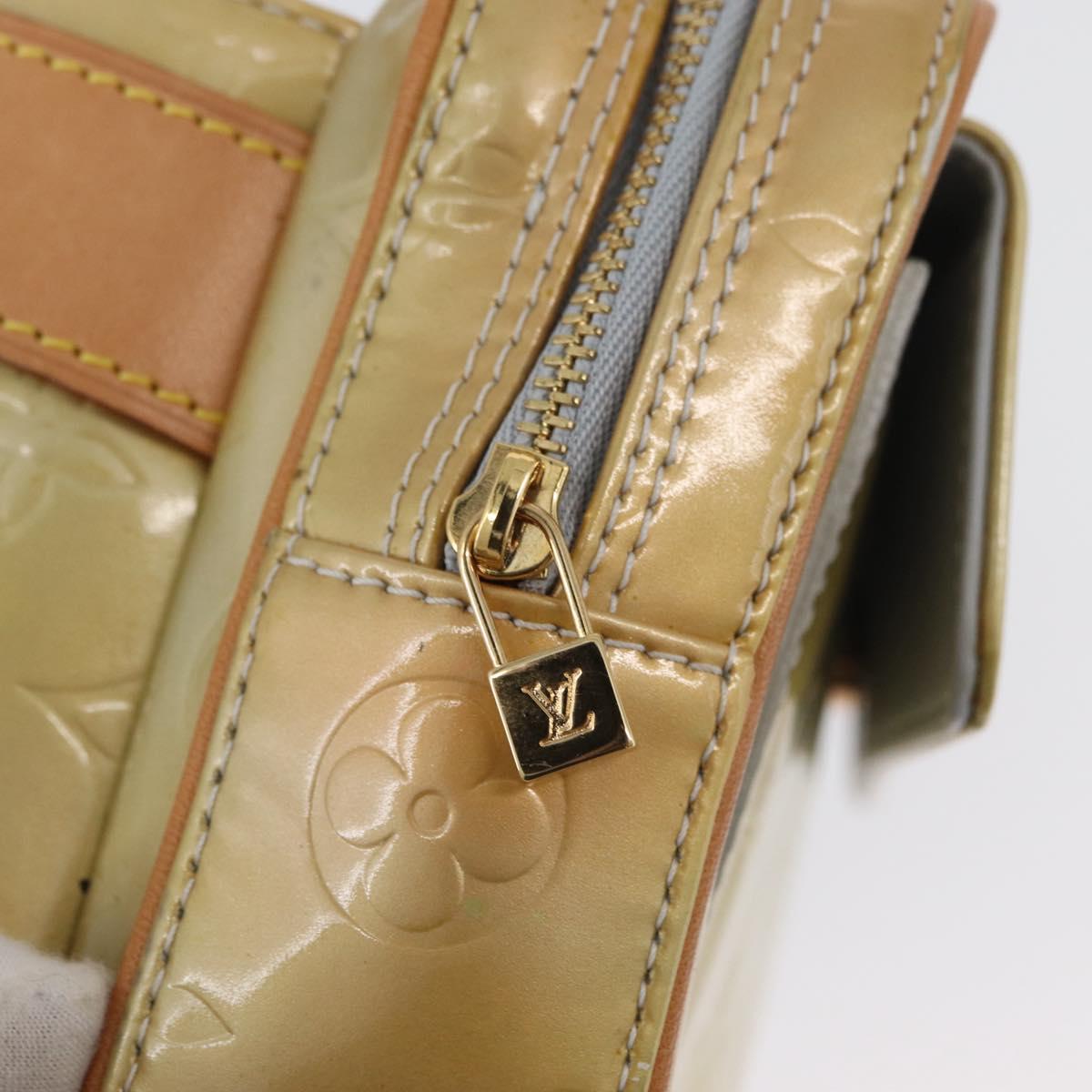 LOUIS VUITTON Monogram Vernis Fulton Waist bag Gris M91041 LV Auth BSZ666