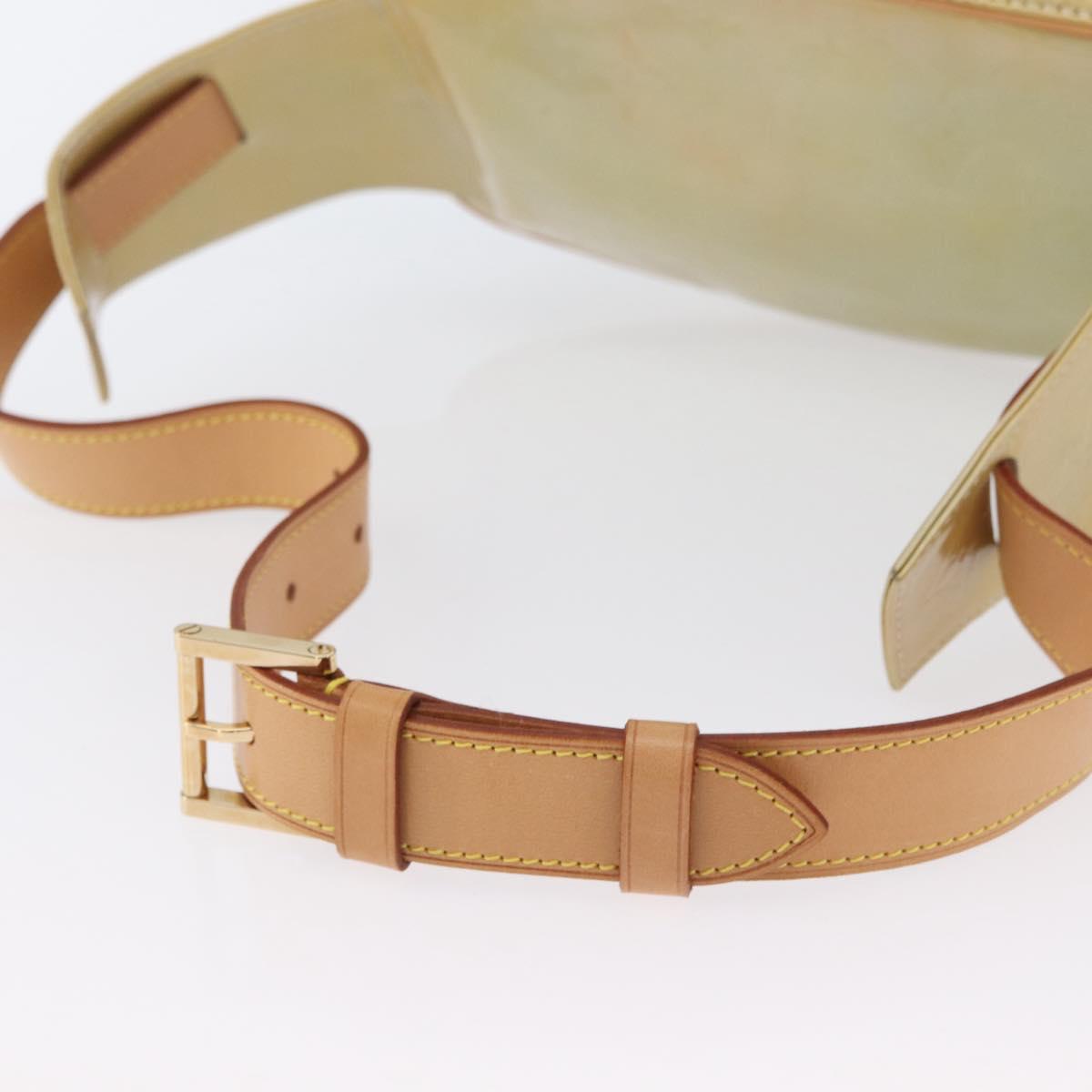 LOUIS VUITTON Monogram Vernis Fulton Waist bag Gris M91041 LV Auth BSZ666
