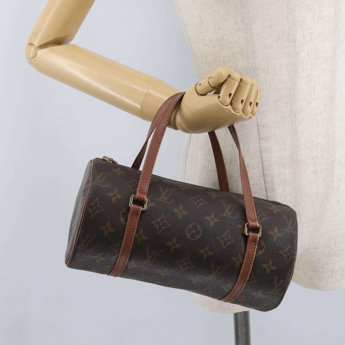 LOUIS VUITTON Monogram Papillon 26 Hand Bag M51386 LV Auth BSZ671