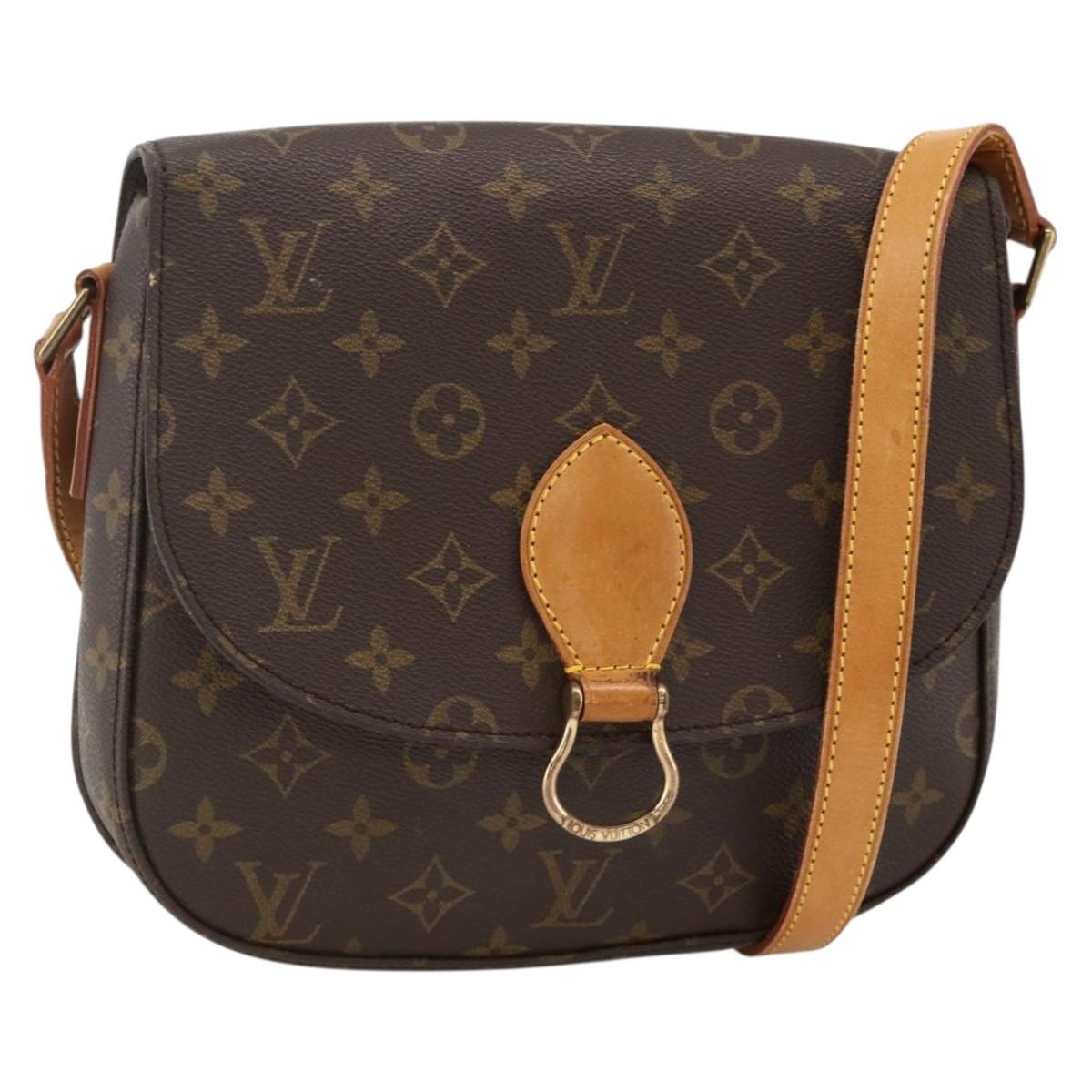 LOUIS VUITTON Monogram Saint Cloud GM Shoulder Bag M51242 LV Auth BSZ674