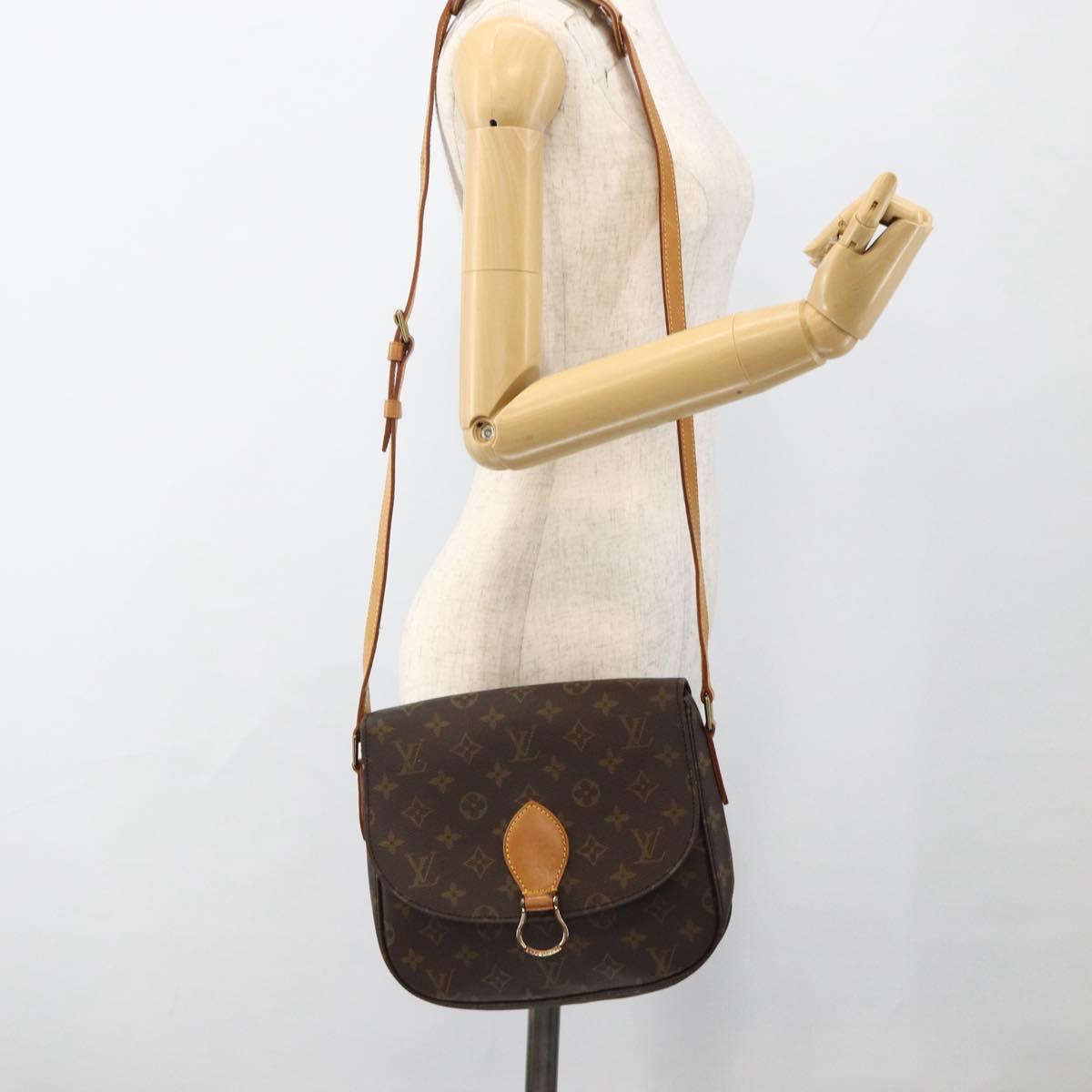 LOUIS VUITTON Monogram Saint Cloud GM Shoulder Bag M51242 LV Auth BSZ674