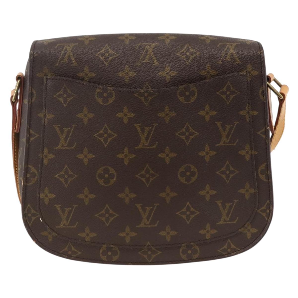 LOUIS VUITTON Monogram Saint Cloud GM Shoulder Bag M51242 LV Auth BSZ674