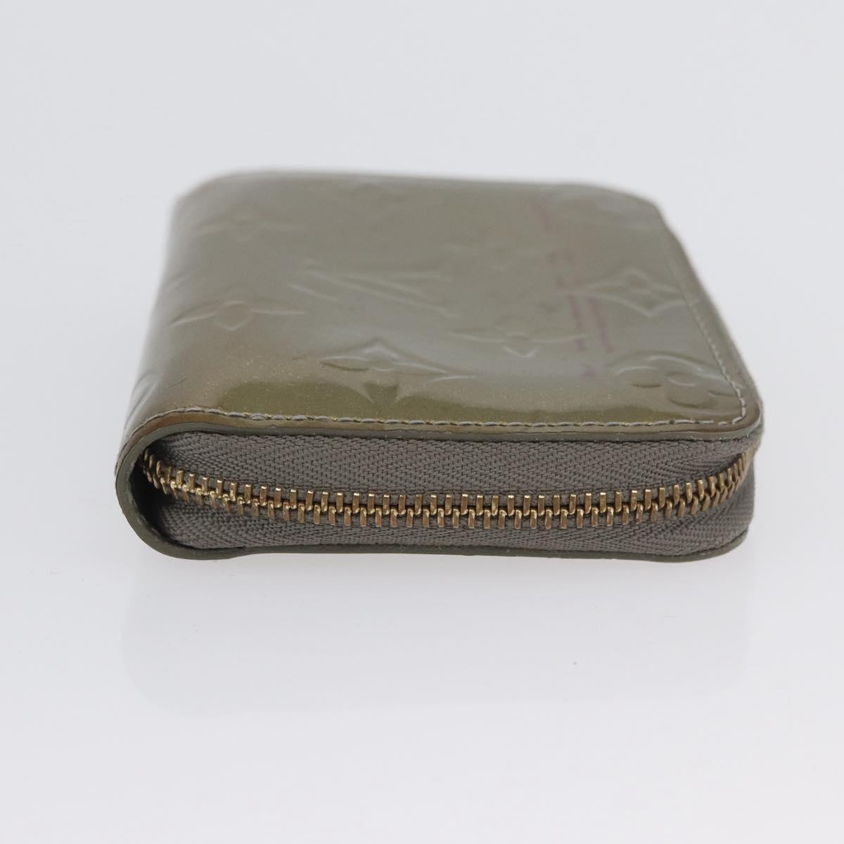 LOUIS VUITTON Vernis Zippy Coin Purse Coin Purse Veil Bronze M93052 Auth BSZ687