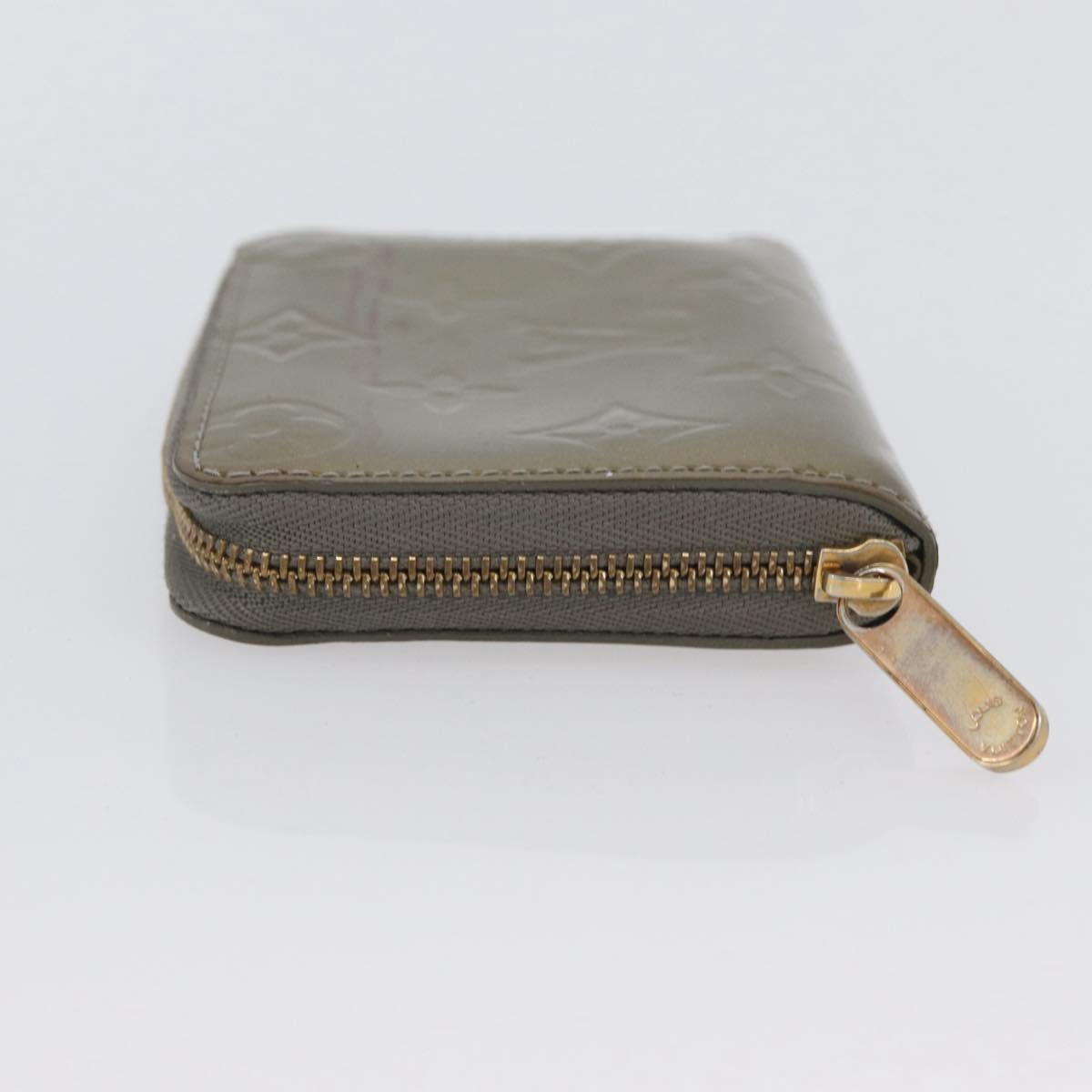 LOUIS VUITTON Vernis Zippy Coin Purse Coin Purse Veil Bronze M93052 Auth BSZ687