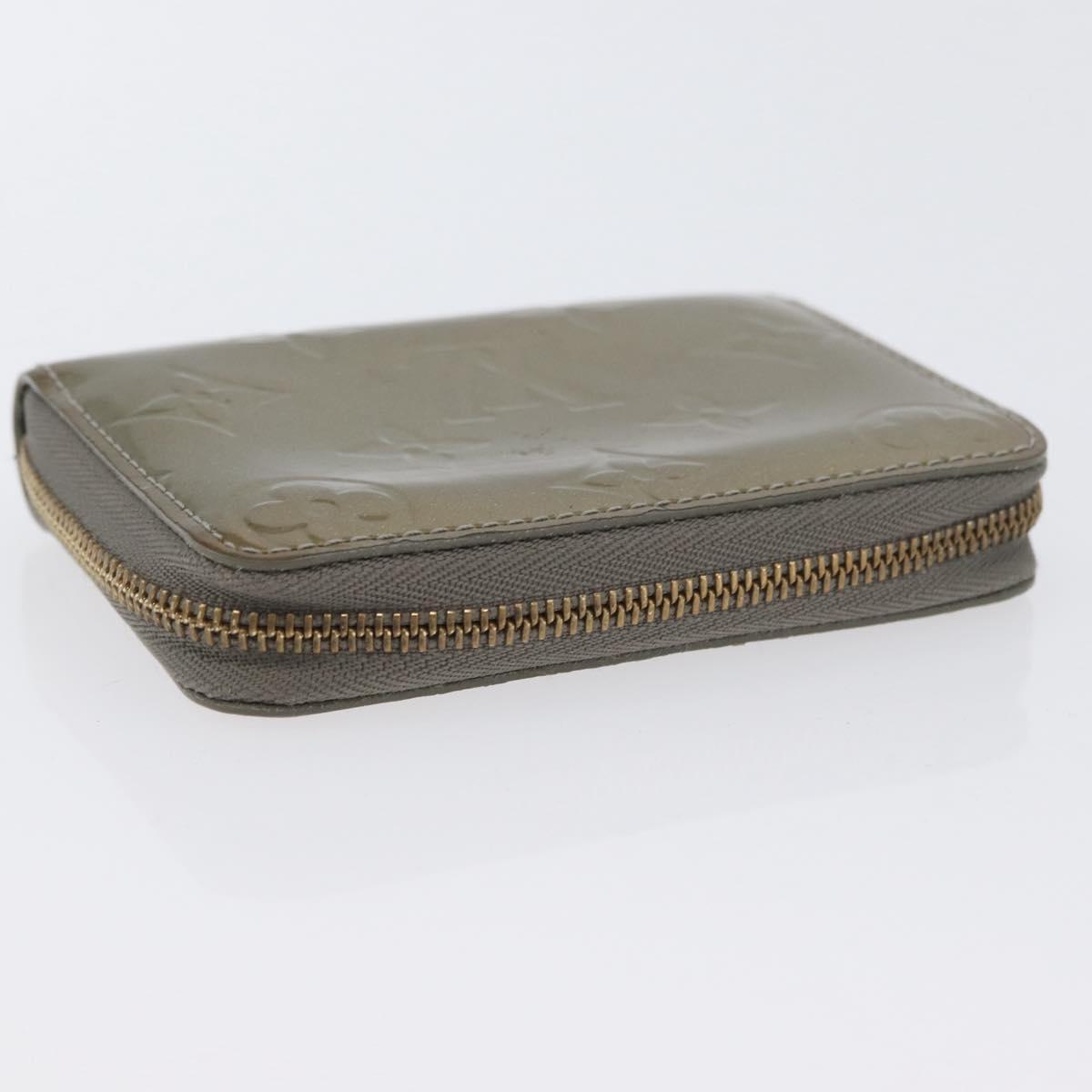 LOUIS VUITTON Vernis Zippy Coin Purse Coin Purse Veil Bronze M93052 Auth BSZ687