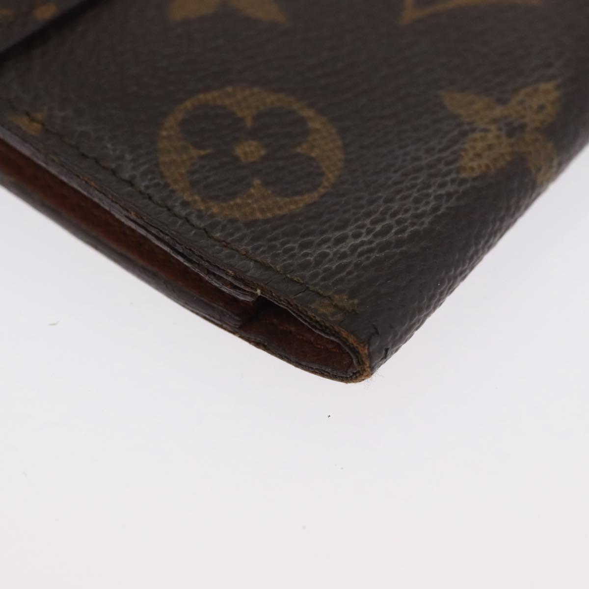 LOUIS VUITTON Monogram Long Wallet LV Auth BSZ688
