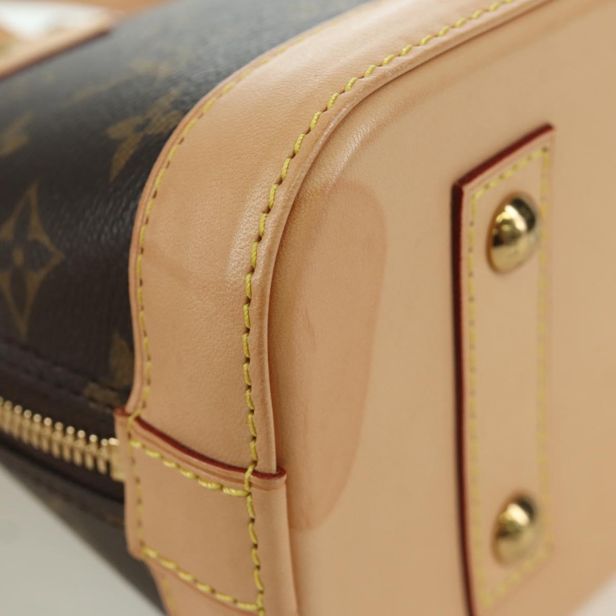 LOUIS VUITTON Monogram Alma BB Hand Bag 2way M53152 LV Auth BSZ694M