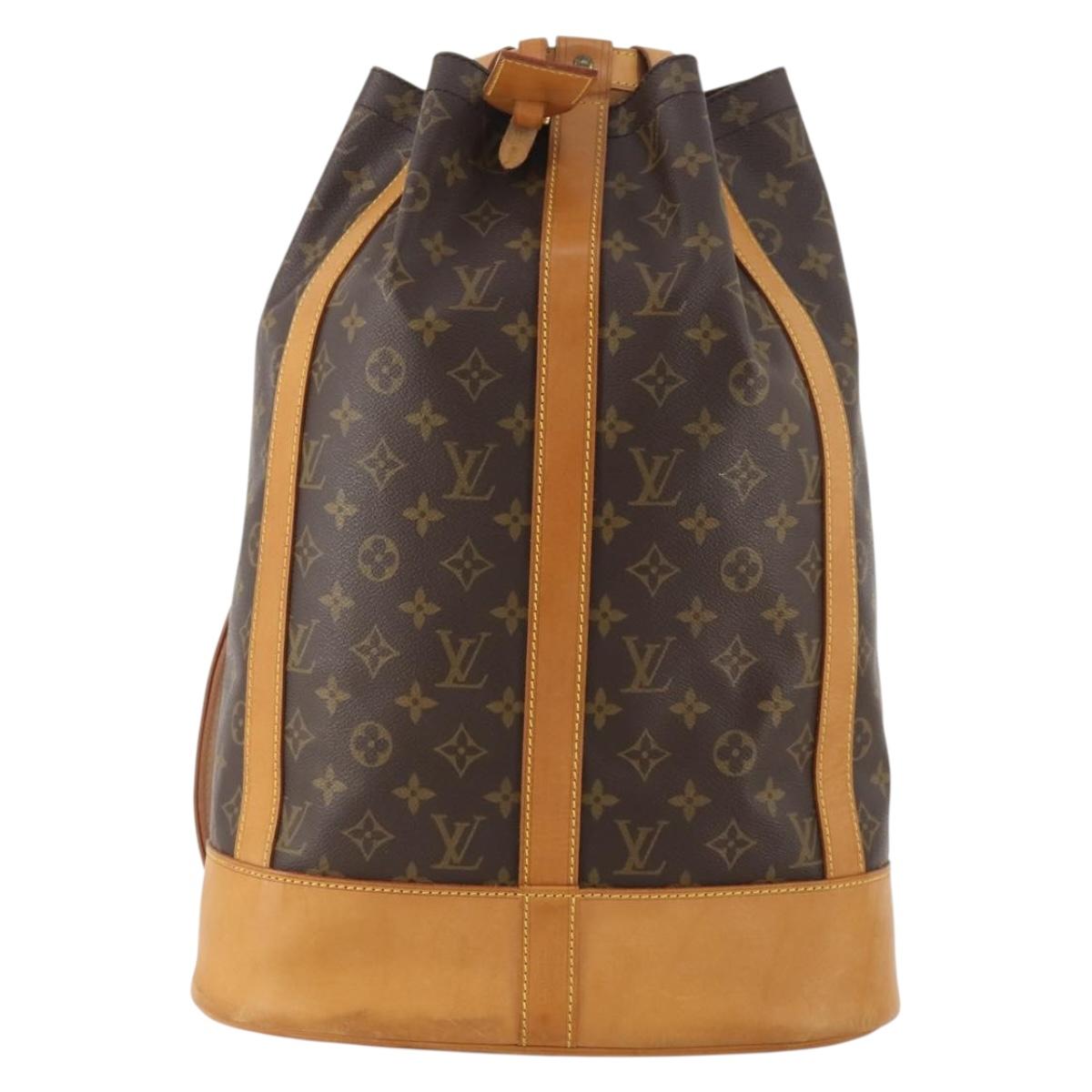 LOUIS VUITTON Monogram Randonnee GM Shoulder Bag M42244 LV Auth LNZ108
