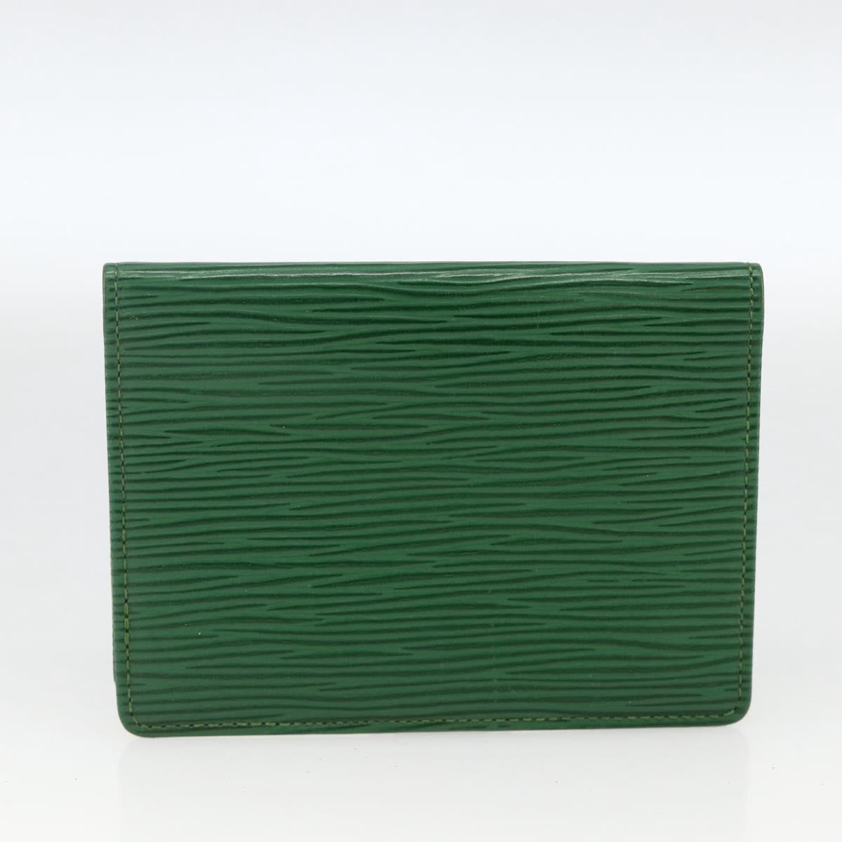 LOUIS VUITTON Monogram Epi Wallet 4 Set Green LV Auth BSZ698