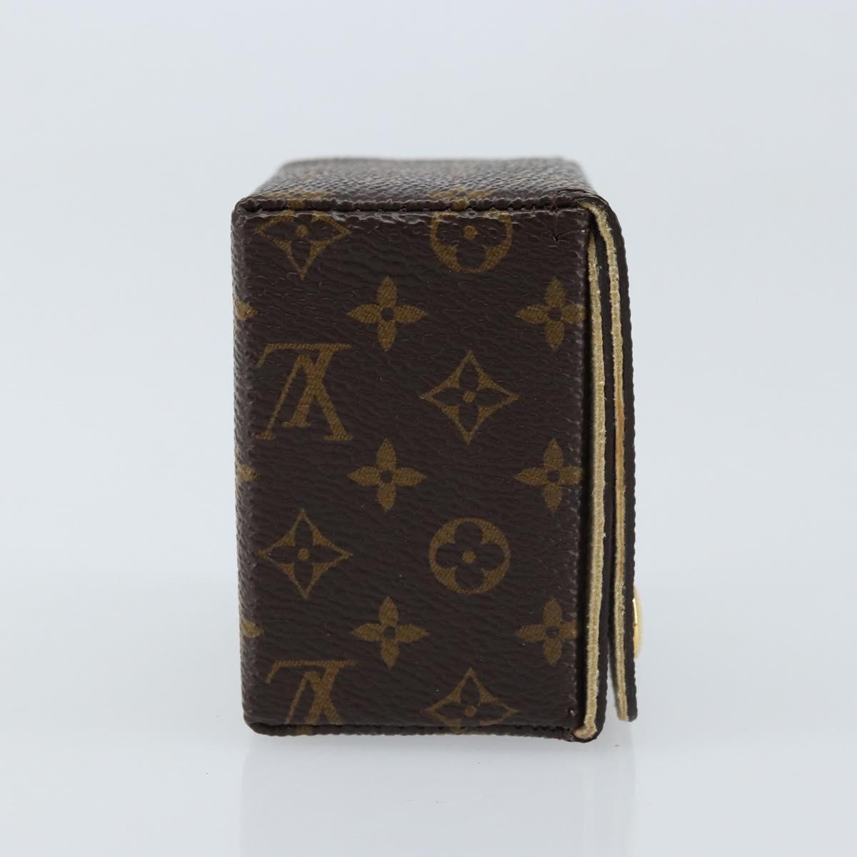 LOUIS VUITTON Monogram Jewelry Case Jewelry Box LV Auth LNZ110V