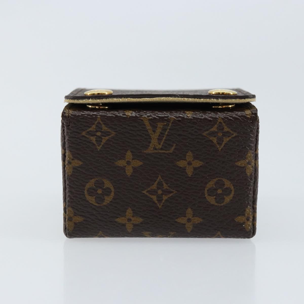LOUIS VUITTON Monogram Jewelry Case Jewelry Box LV Auth LNZ110V