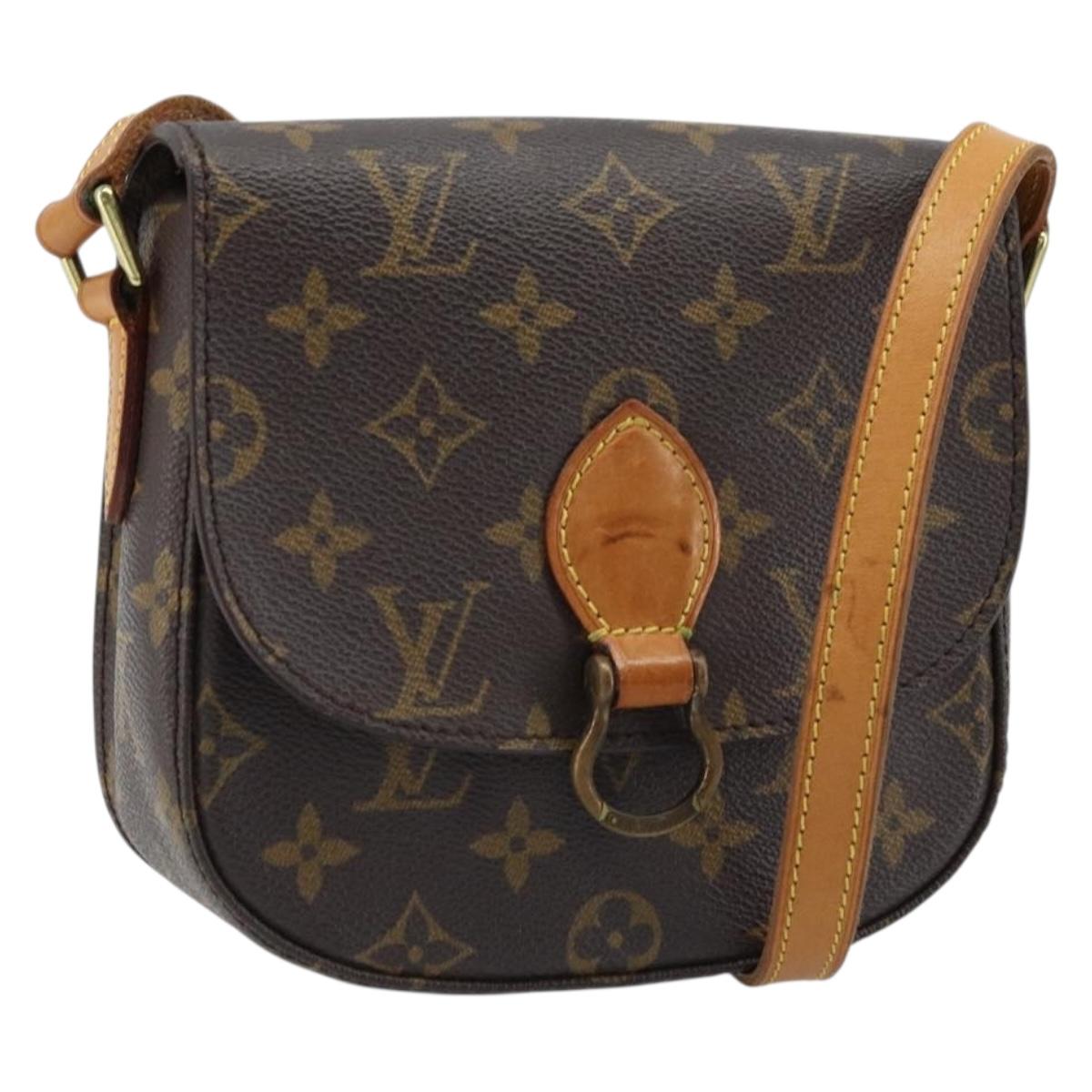 LOUIS VUITTON Monogram Saint Cloud PM Shoulder Bag M51244 LV Auth LNZ111A