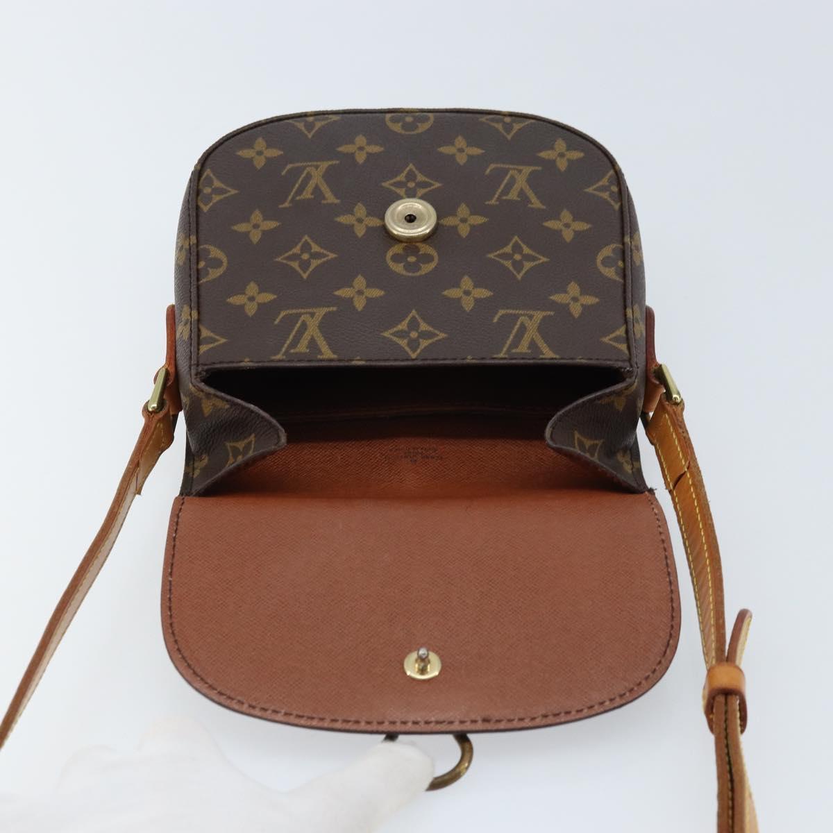 LOUIS VUITTON Monogram Saint Cloud PM Shoulder Bag M51244 LV Auth LNZ111A