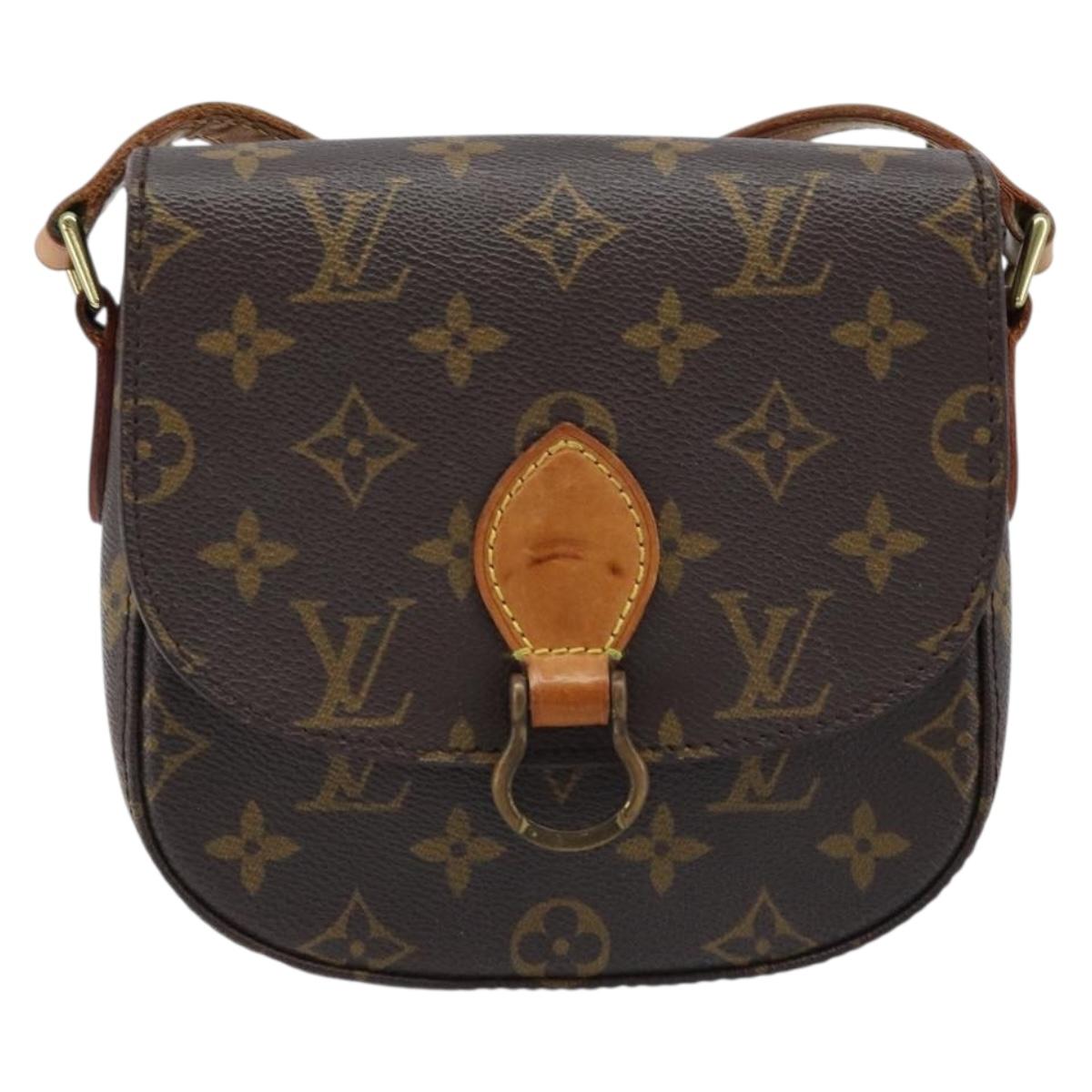 LOUIS VUITTON Monogram Saint Cloud PM Shoulder Bag M51244 LV Auth LNZ111A