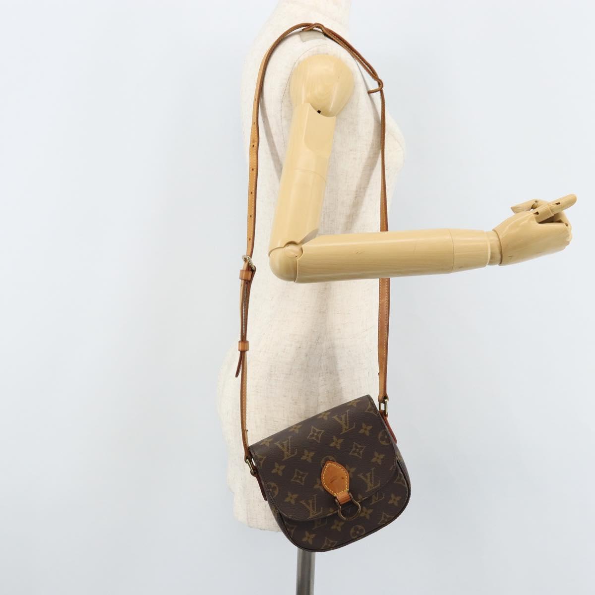 LOUIS VUITTON Monogram Saint Cloud PM Shoulder Bag M51244 LV Auth LNZ111A