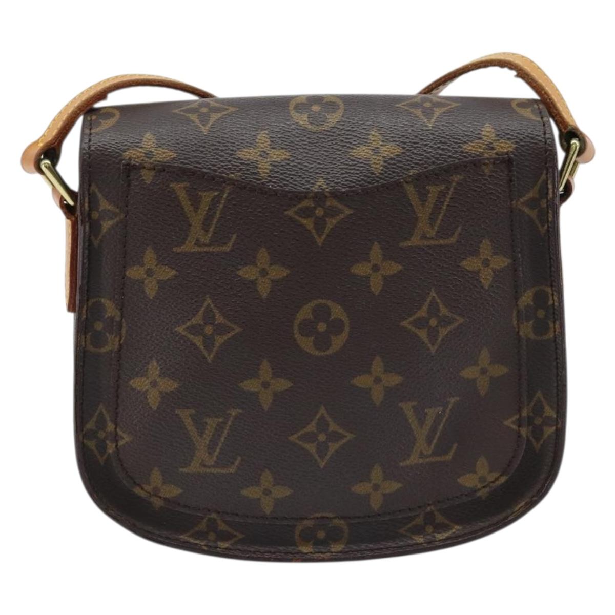 LOUIS VUITTON Monogram Saint Cloud PM Shoulder Bag M51244 LV Auth LNZ111A