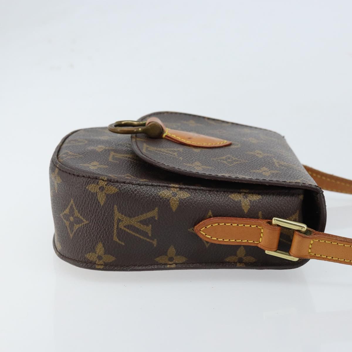 LOUIS VUITTON Monogram Saint Cloud PM Shoulder Bag M51244 LV Auth LNZ111A