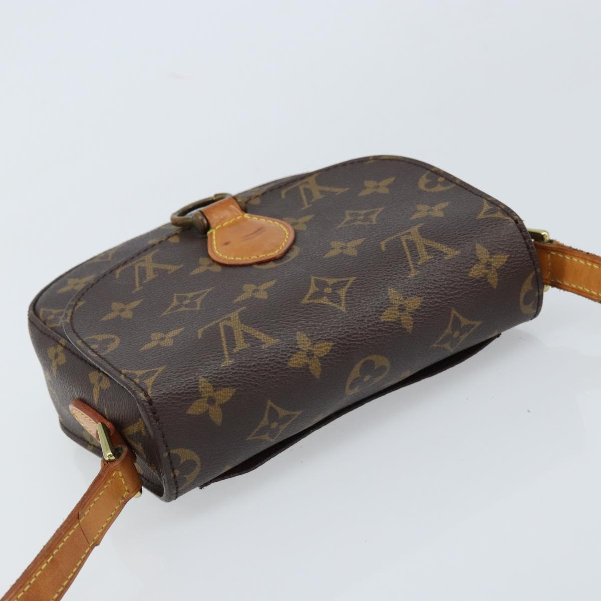 LOUIS VUITTON Monogram Saint Cloud PM Shoulder Bag M51244 LV Auth LNZ111A