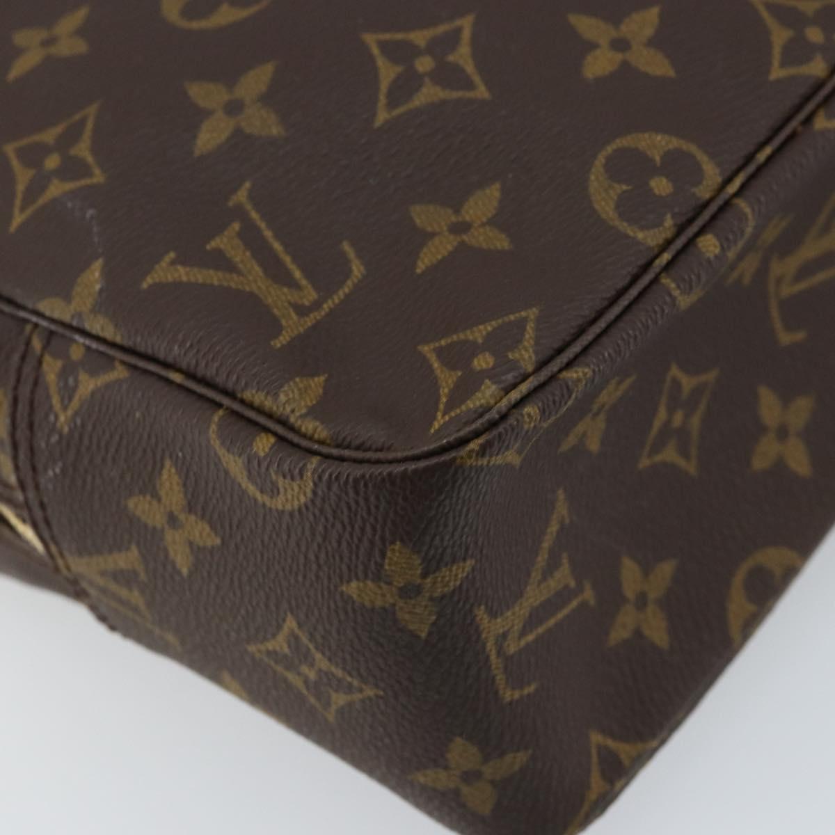 LOUIS VUITTON Monogram Trousse Toilette 28 Clutch Bag M47522 LV Auth LNZ119