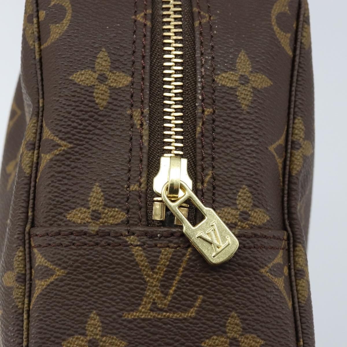 LOUIS VUITTON Monogram Trousse Toilette 28 Clutch Bag M47522 LV Auth LNZ119