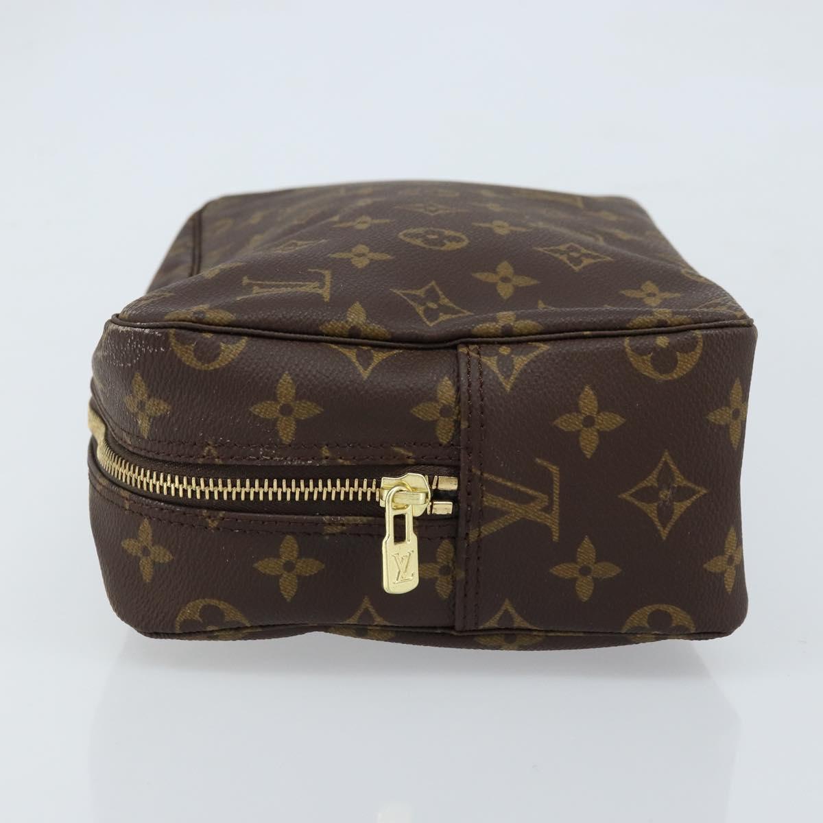 LOUIS VUITTON Monogram Trousse Toilette 28 Clutch Bag M47522 LV Auth LNZ119