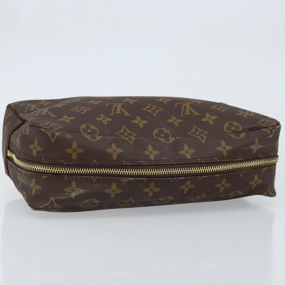 LOUIS VUITTON Monogram Trousse Toilette 28 Clutch Bag M47522 LV Auth LNZ119