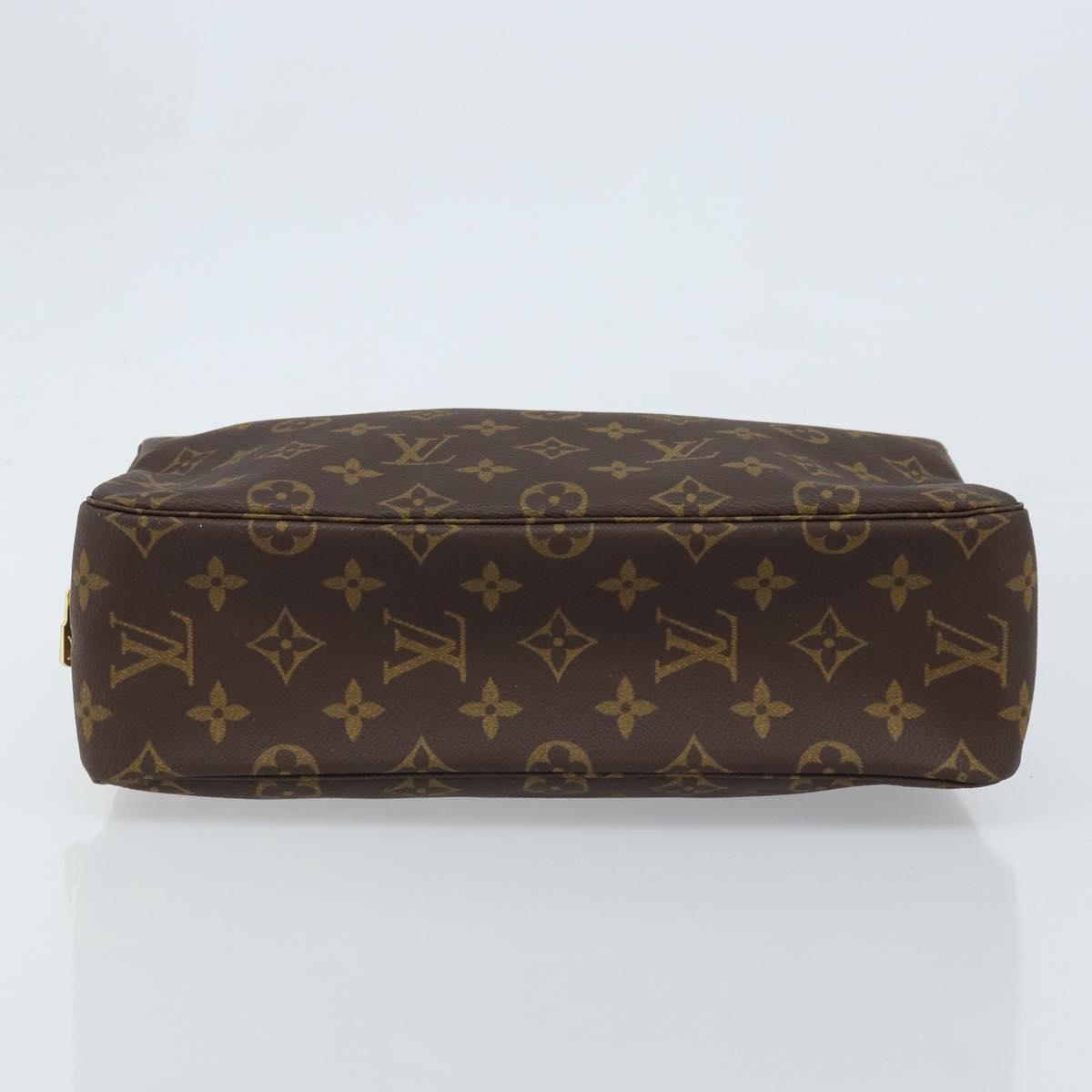 LOUIS VUITTON Monogram Trousse Toilette 28 Clutch Bag M47522 LV Auth LNZ119