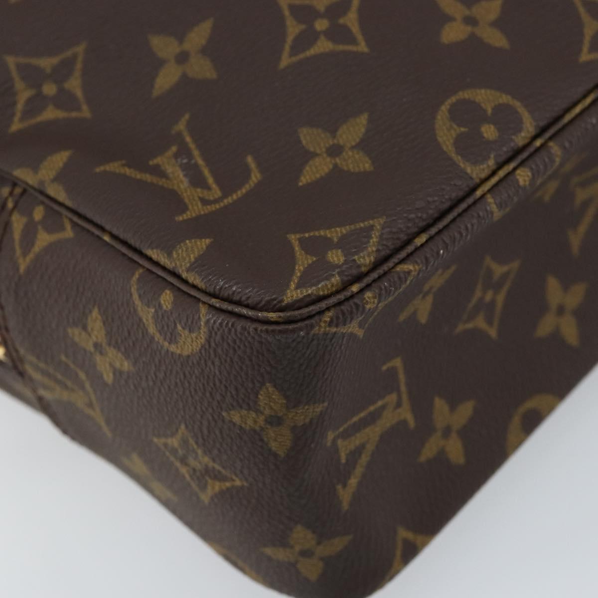 LOUIS VUITTON Monogram Trousse Toilette 28 Clutch Bag M47522 LV Auth LNZ119