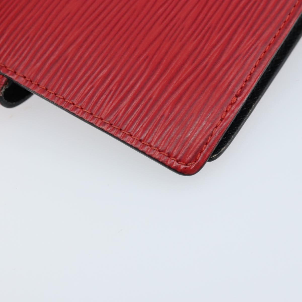 LOUIS VUITTON Epi Agenda PM Day Planner Cover Red R20057 LV Auth LNZ128