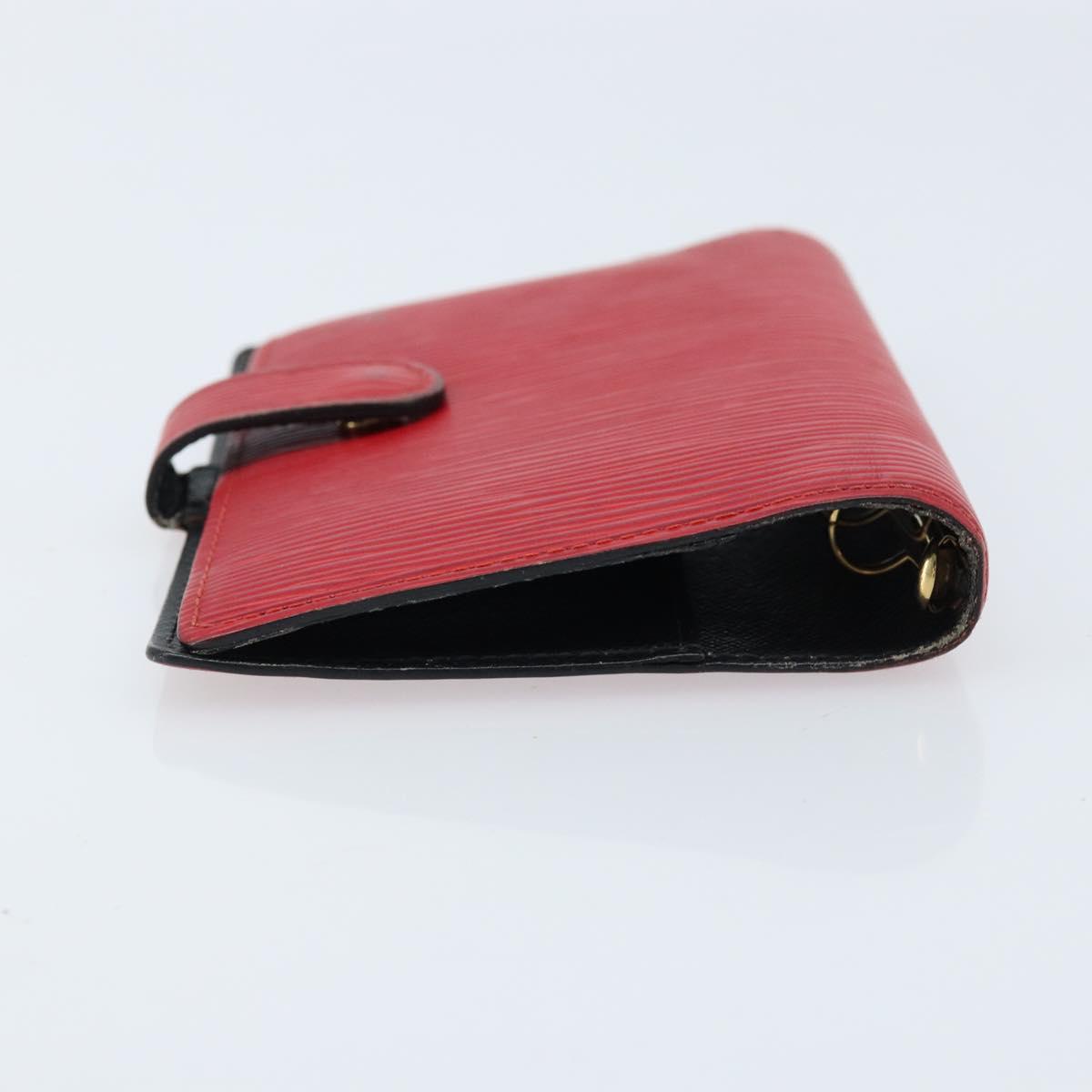 LOUIS VUITTON Epi Agenda PM Day Planner Cover Red R20057 LV Auth LNZ128