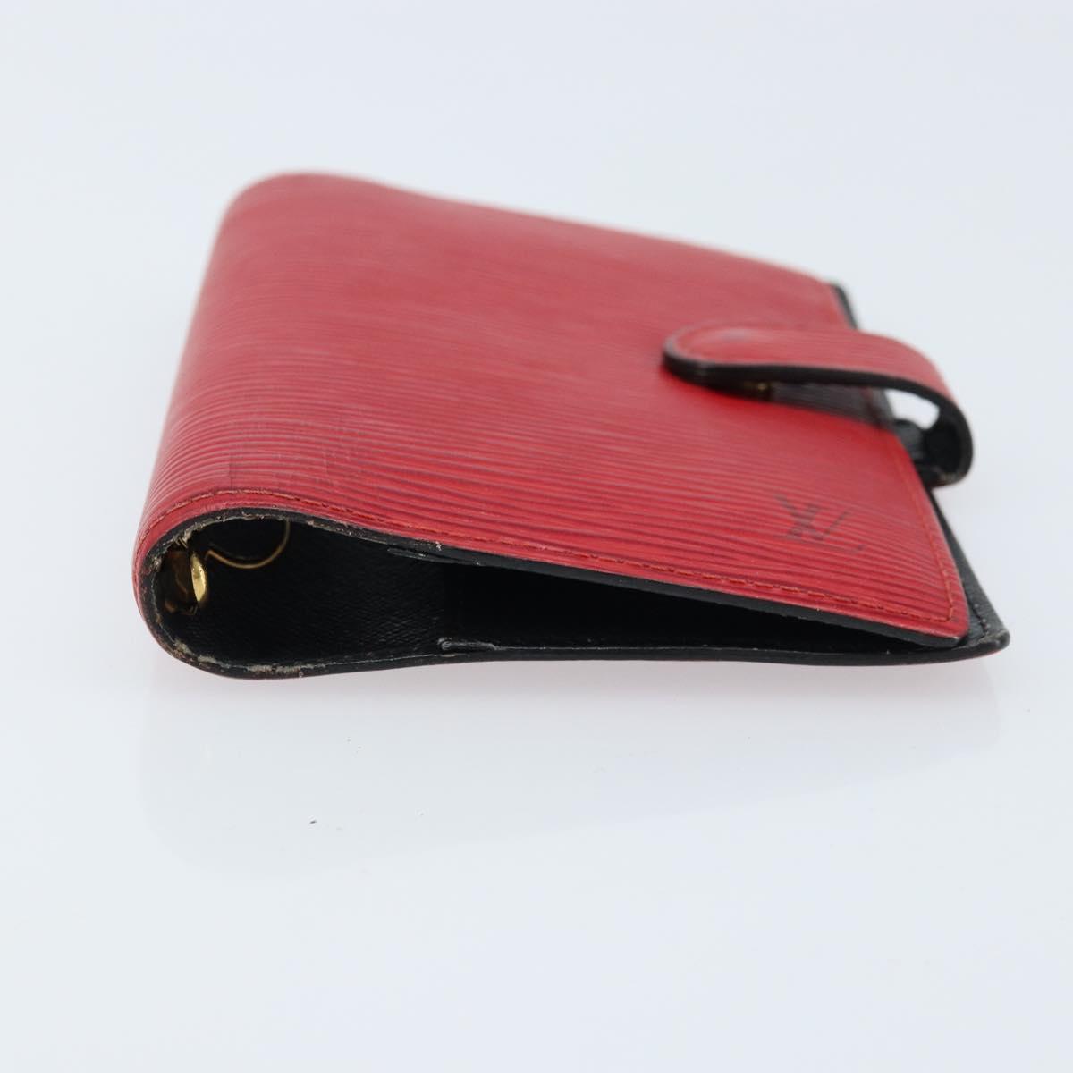 LOUIS VUITTON Epi Agenda PM Day Planner Cover Red R20057 LV Auth LNZ128