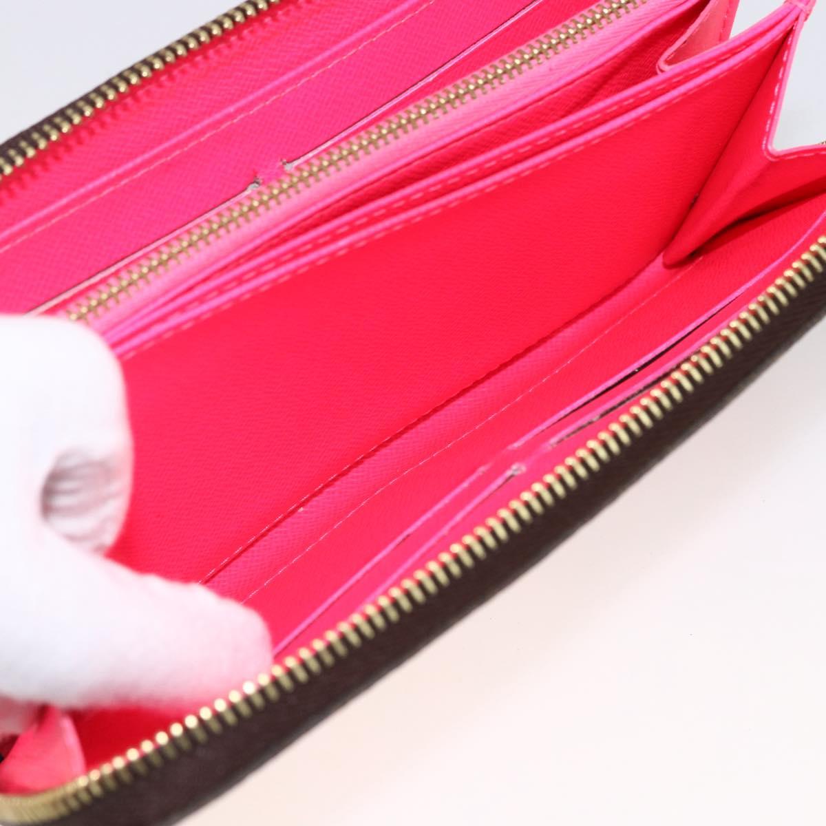 LOUIS VUITTON Monogram Graffiti Zippy Wallet Wallet Pink M93710 Auth LNZ129V
