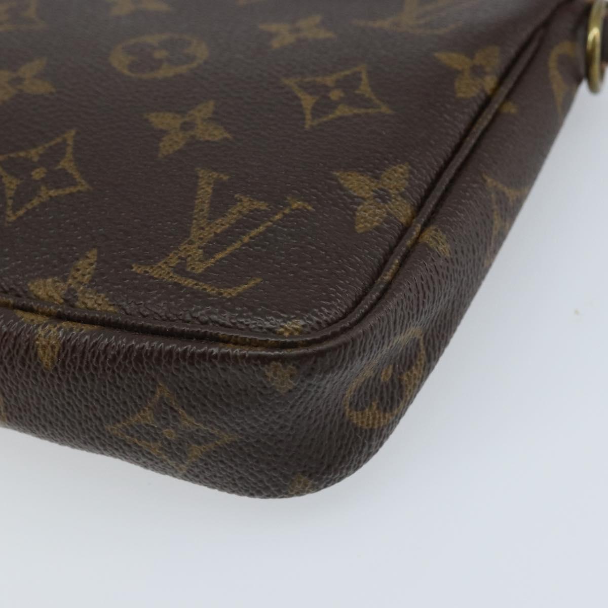 LOUIS VUITTON Monogram Pochette Accessoires Pouch M51980 LV Auth LNZ131